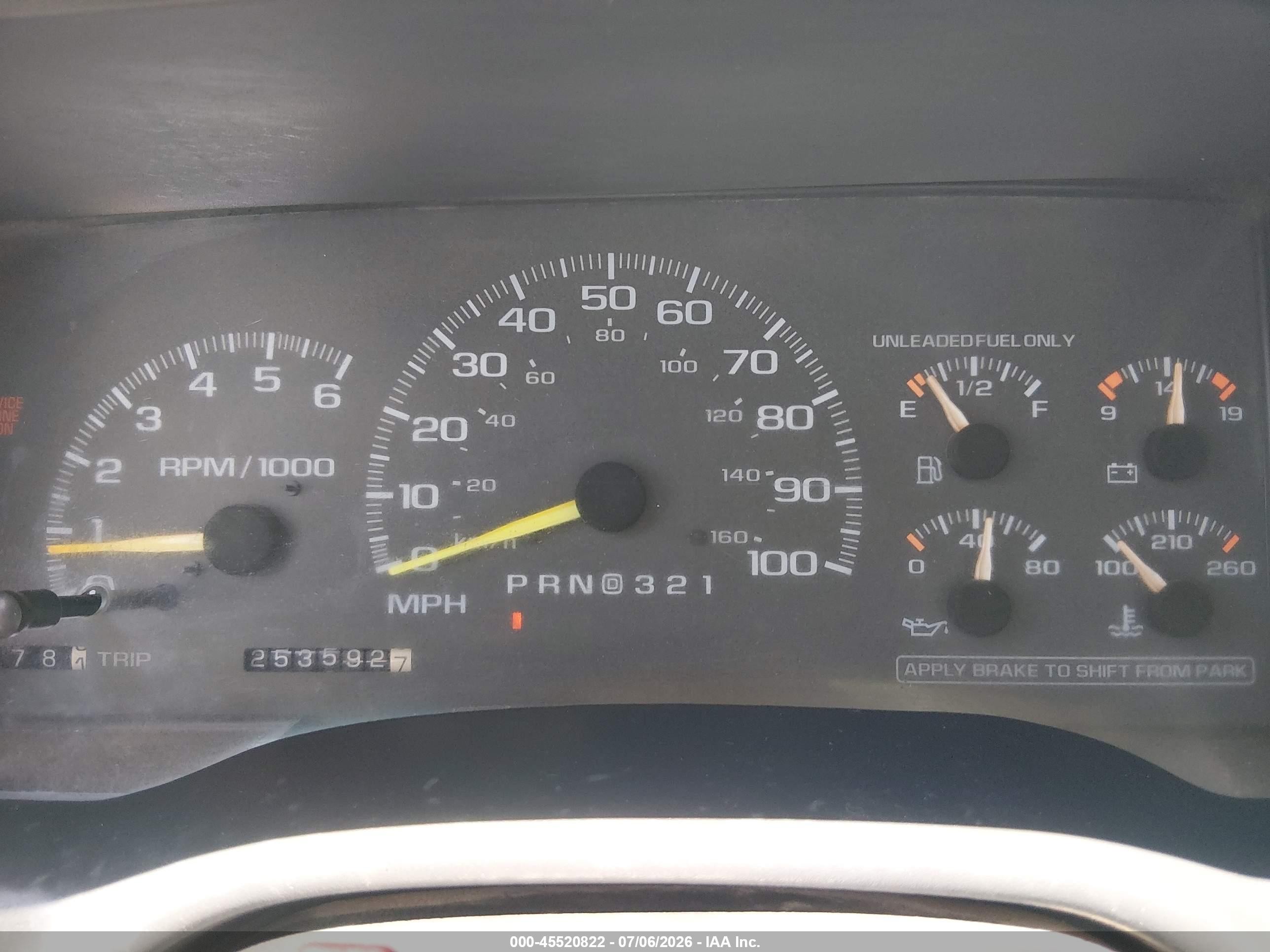 1998 Chevrolet C/k 1500 Fleetside Brown vin: 2GCEK19R5W1145247