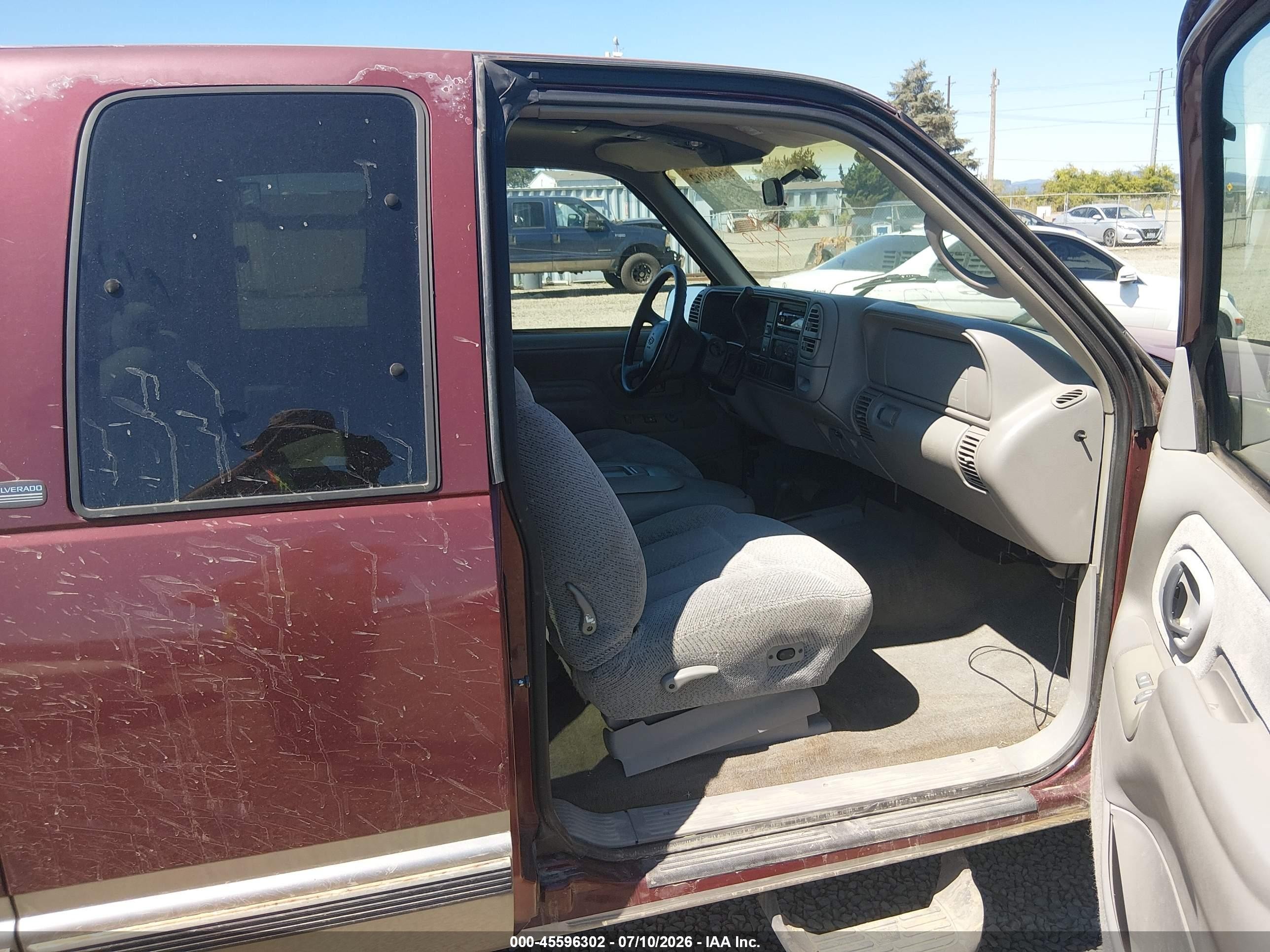 1998 Chevrolet C/k 1500 Fleetside Red vin: 2GCEK19R5W1273729
