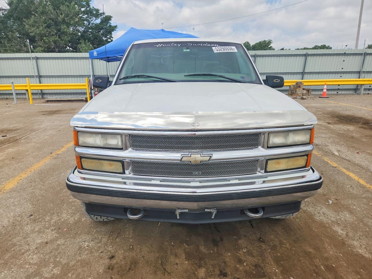1997 Chevrolet Gmt-400 K1500 White vin: 2GCEK19R6V1235036
