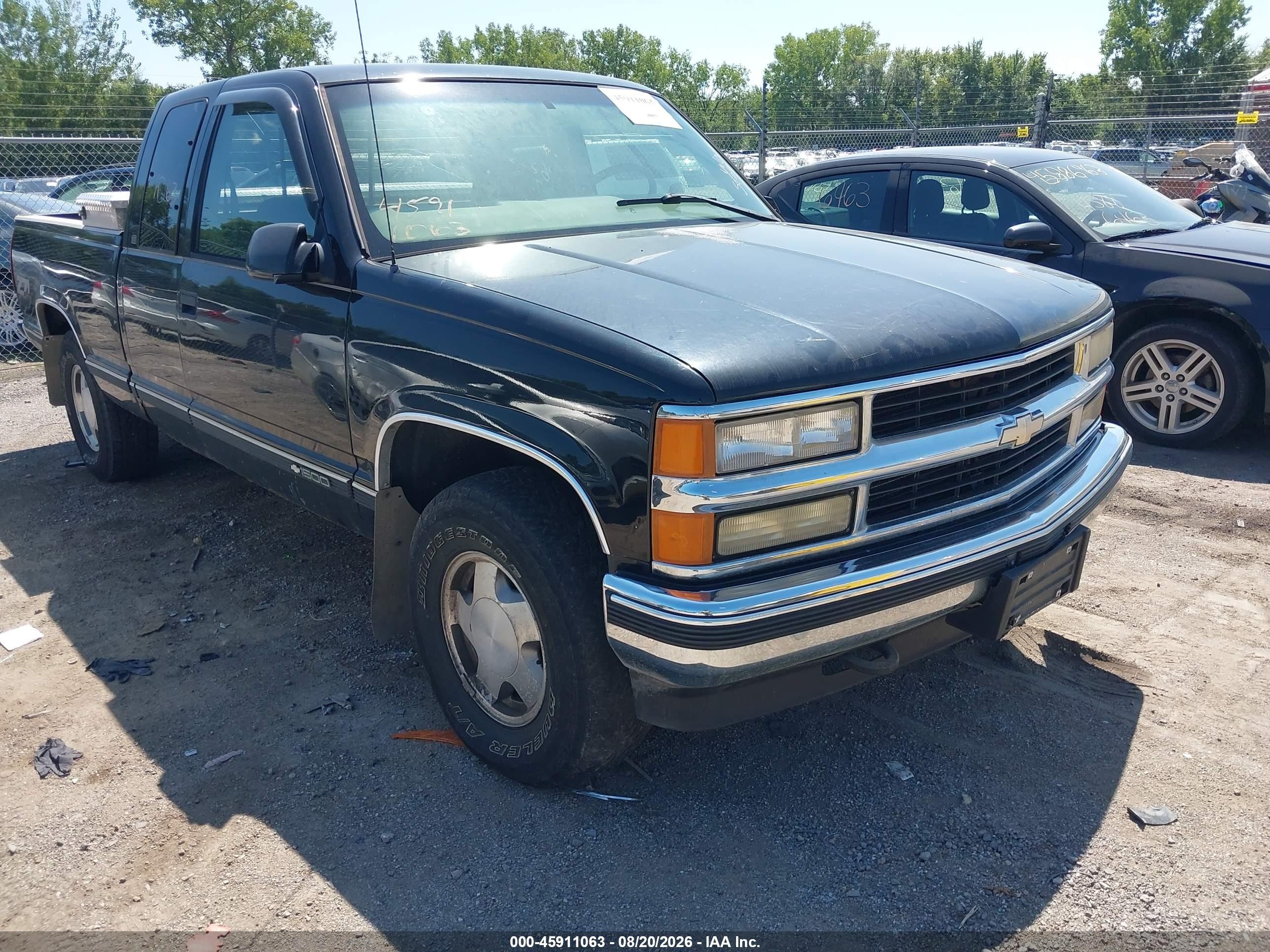 1997 Chevrolet K1500 Fleetside Black vin: 2GCEK19R6V1261720