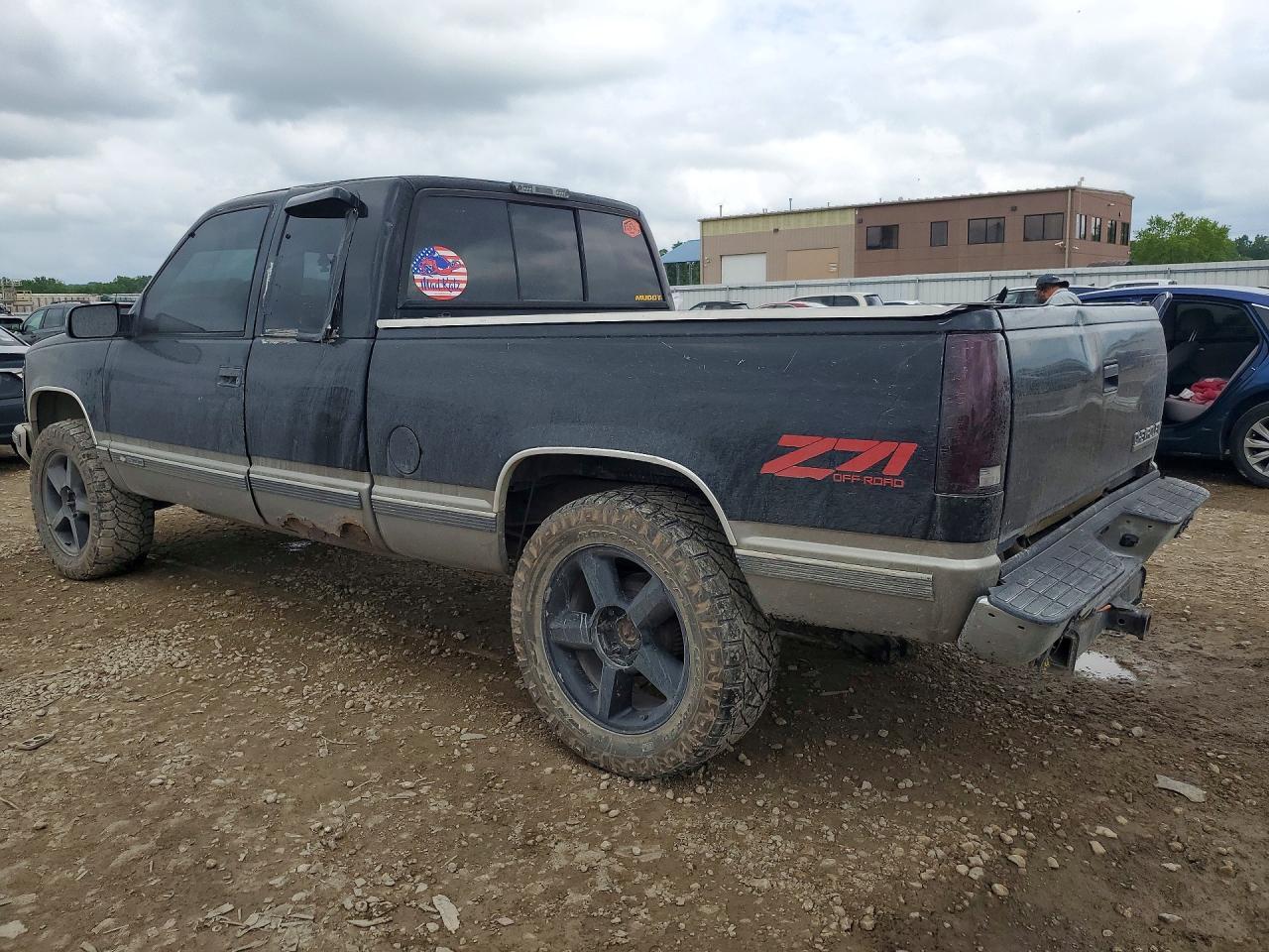 1998 Chevrolet Gmt-400 K1500 Black vin: 2GCEK19R6W1140042