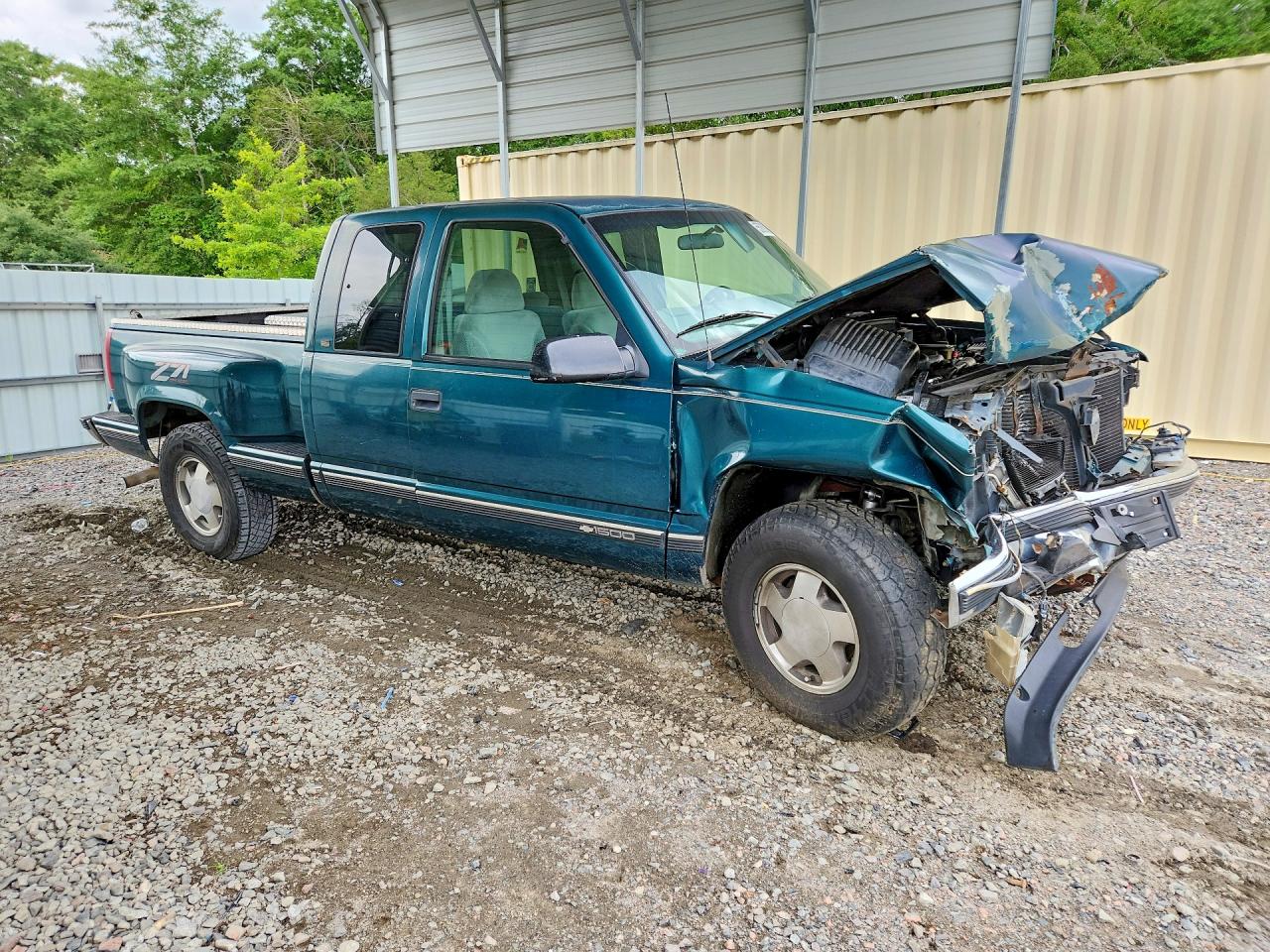 1997 Chevrolet Gmt-400 K1500 Green vin: 2GCEK19R7V1203941