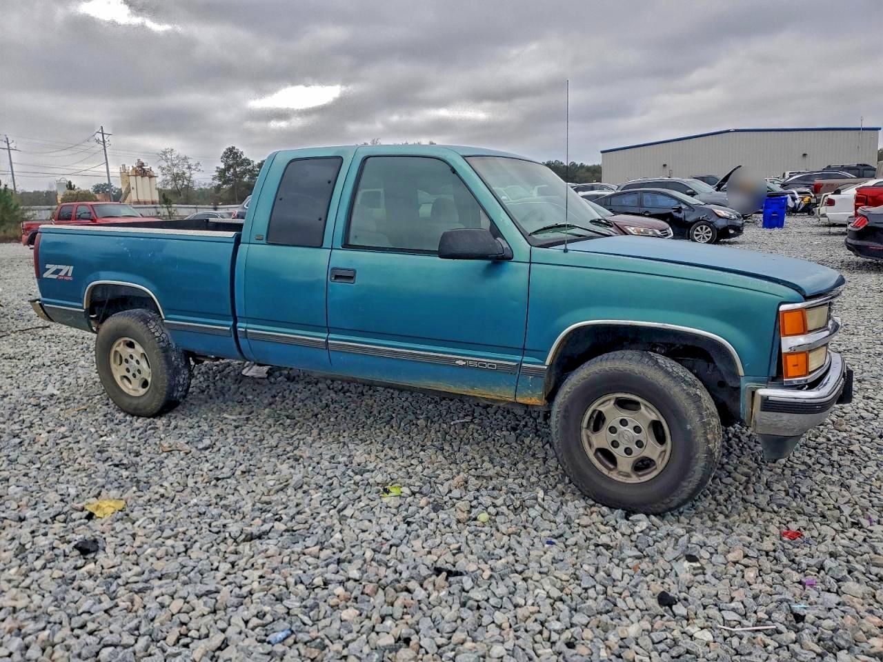 1997 Chevrolet Gmt-400 K1500 Teal vin: 2GCEK19R7V1282091