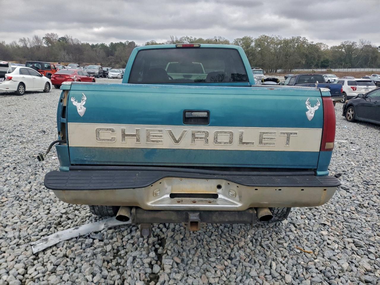 1997 Chevrolet Gmt-400 K1500 Teal vin: 2GCEK19R7V1282091
