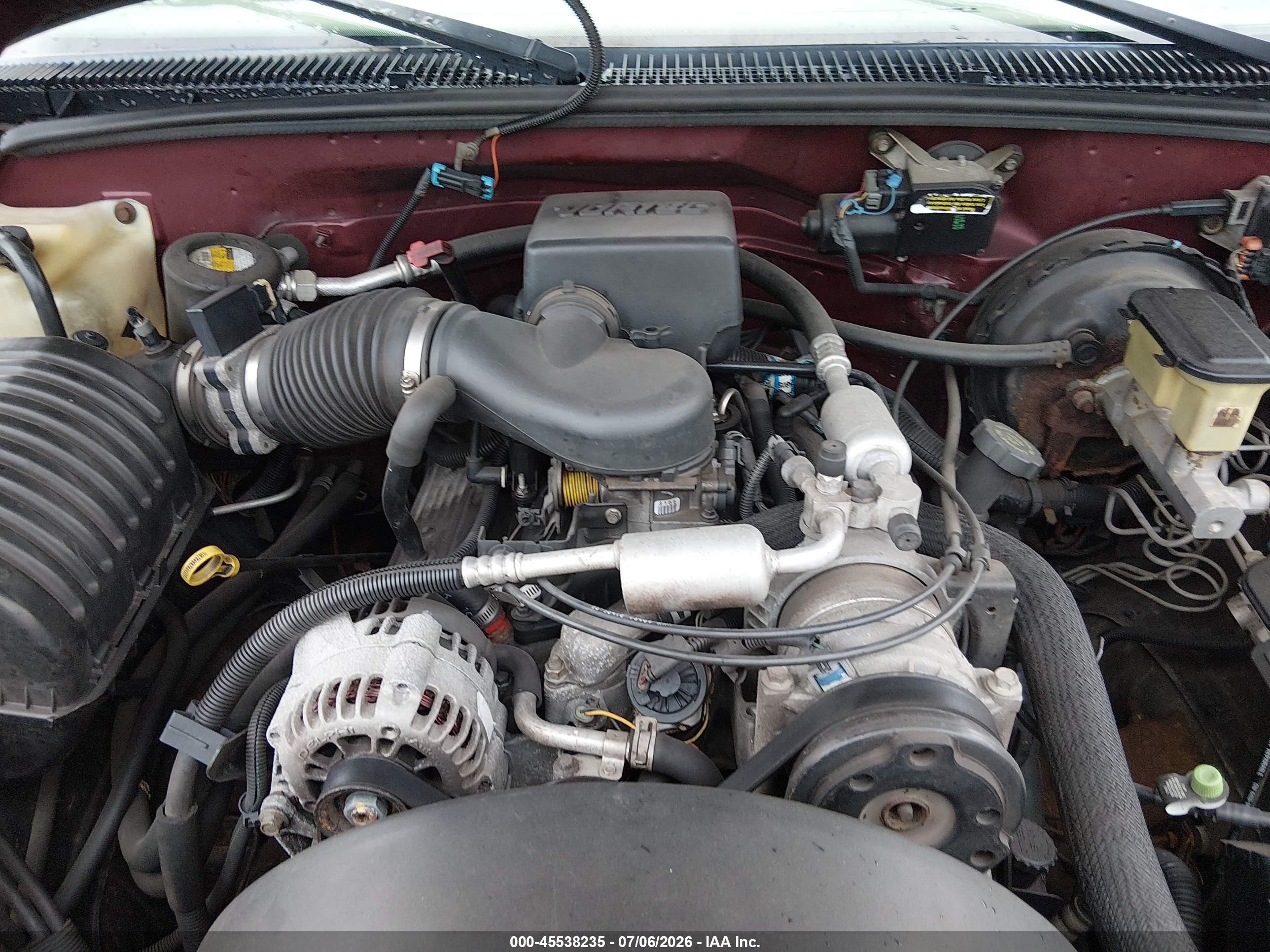 1998 Chevrolet C/k 1500 Fleetside Burgundy vin: 2GCEK19R7W1191016
