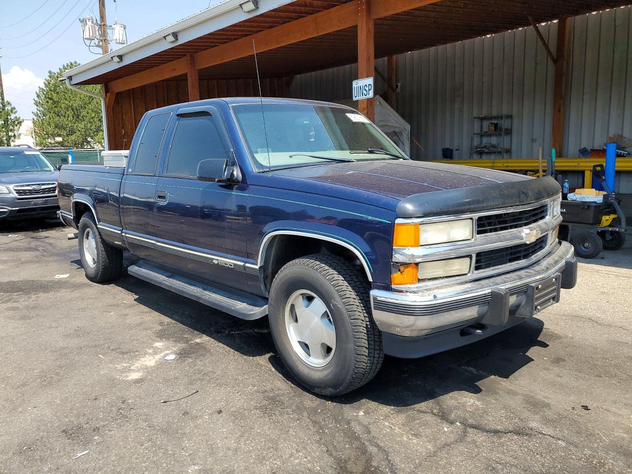 1998 Chevrolet Gmt-400 K1500 Blue vin: 2GCEK19R7W1224581