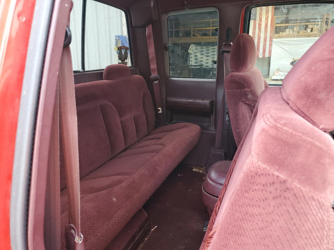 1996 Chevrolet Gmt-400 K1500 Red vin: 2GCEK19R8T1209275