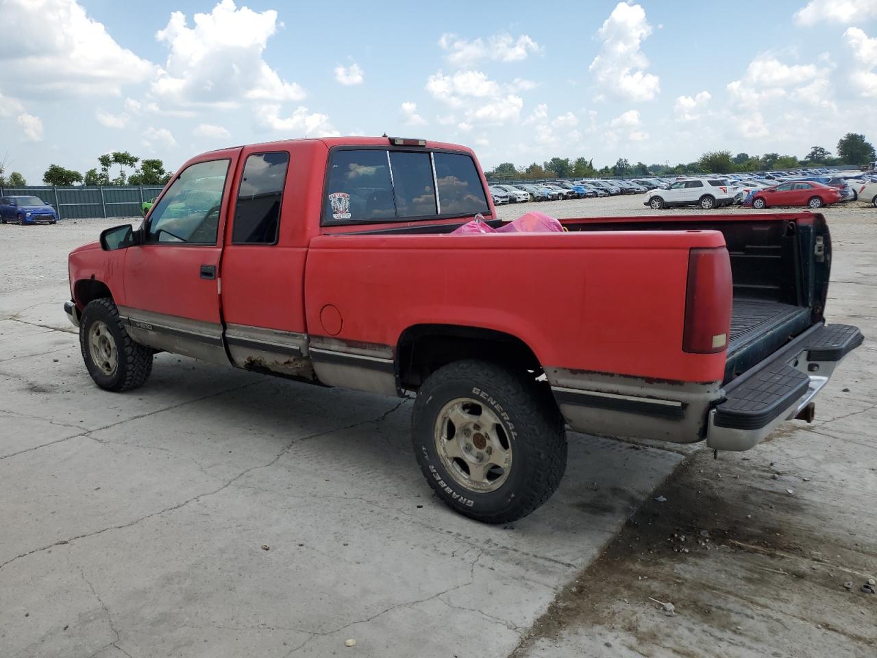 1996 Chevrolet Gmt-400 K1500 Red vin: 2GCEK19R8T1209275