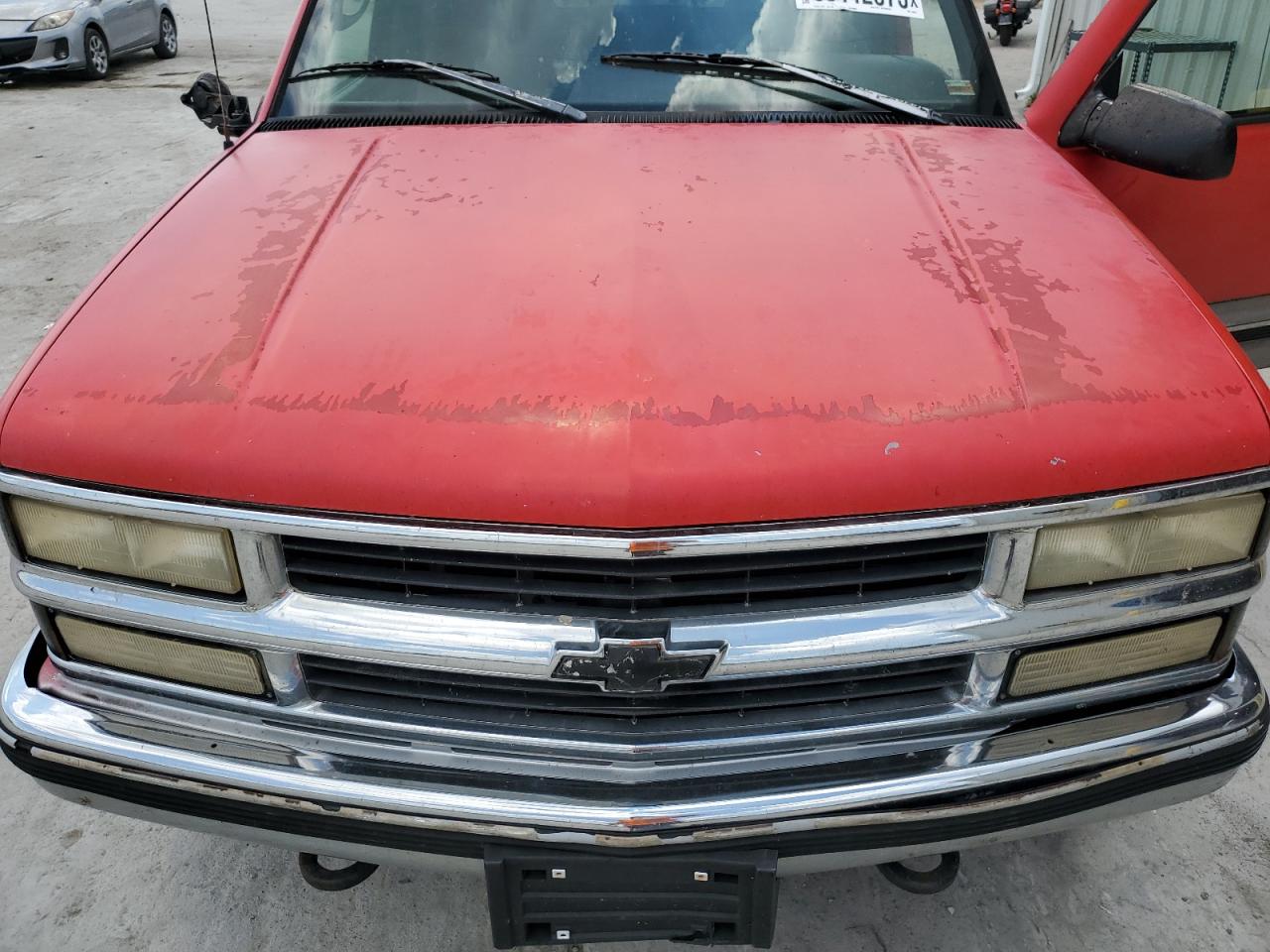 1996 Chevrolet Gmt-400 K1500 Red vin: 2GCEK19R8T1209275