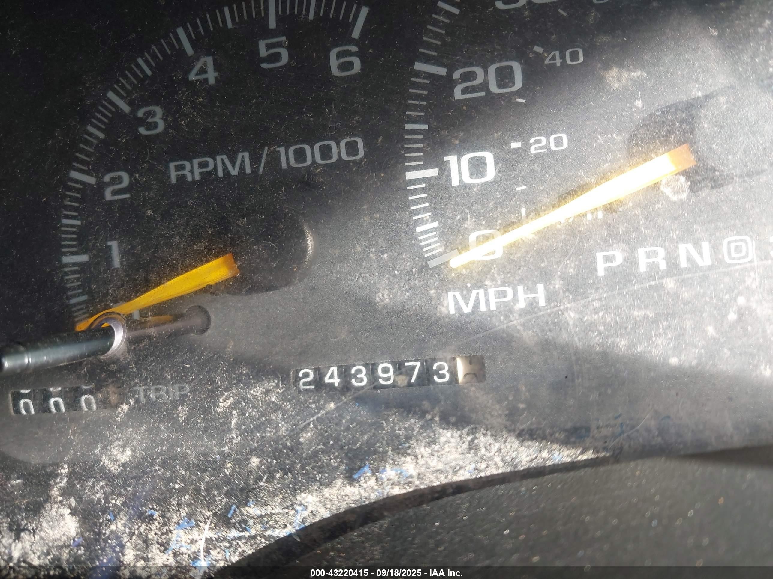 1997 Chevrolet K1500 Fleetside Blue vin: 2GCEK19R8V1125041