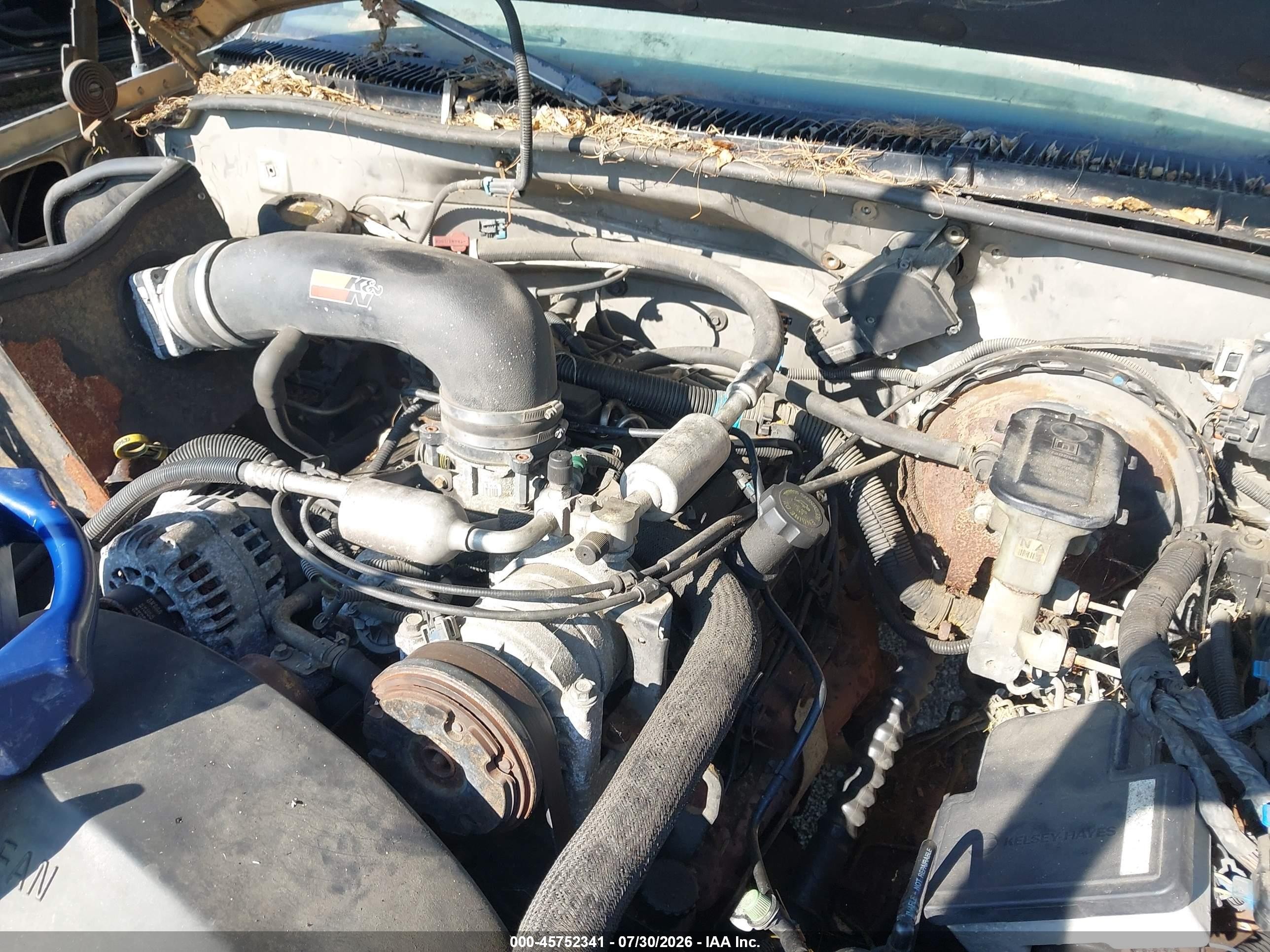 1998 Chevrolet C/k 1500 Fleetside Золотой vin: 2GCEK19R9W1276312