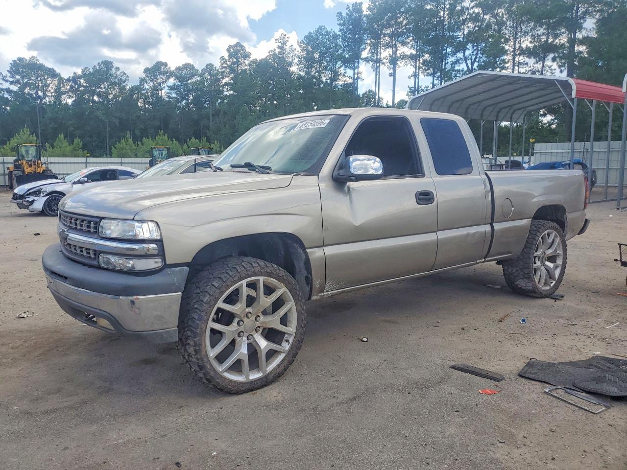 2001 Chevrolet Silverado K1500 Beige vin: 2GCEK19T011148254