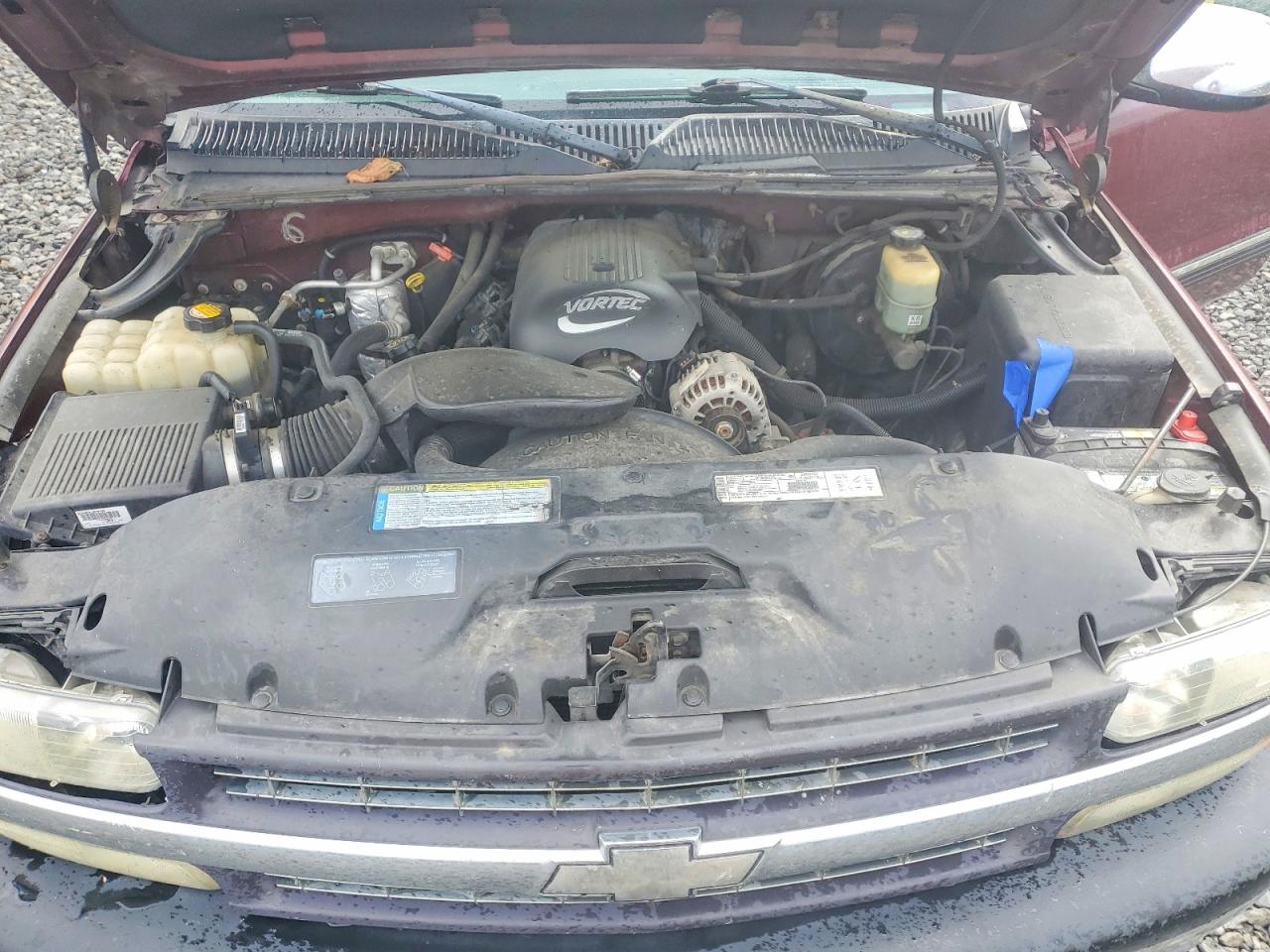 2001 Chevrolet Silverado K1500 Burgundy vin: 2GCEK19T011279426
