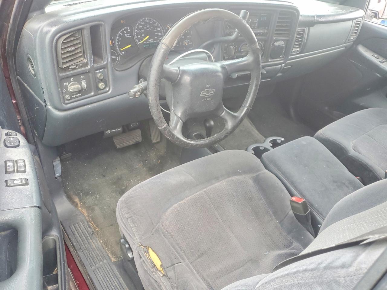 2001 Chevrolet Silverado K1500 Burgundy vin: 2GCEK19T011279426