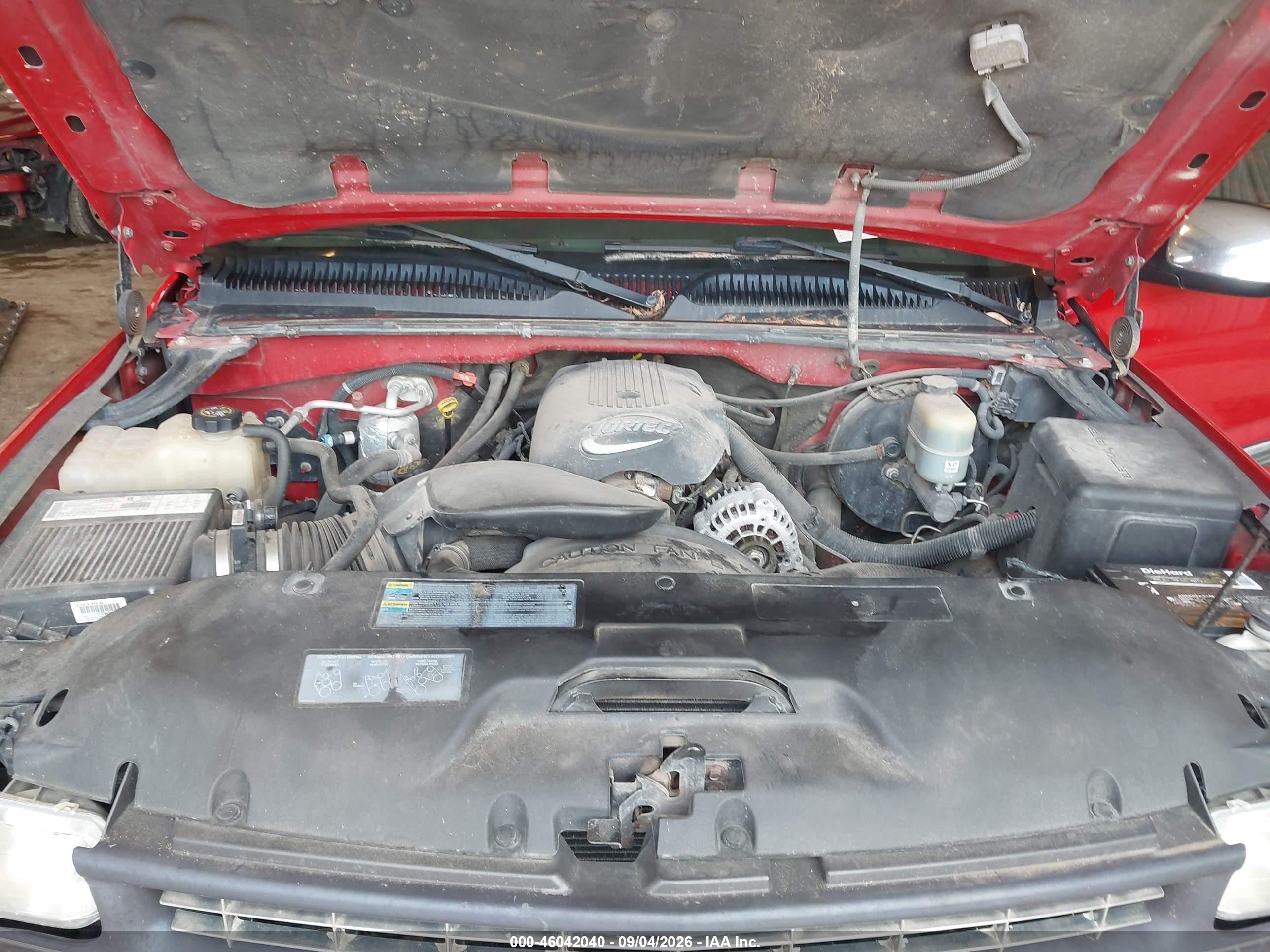 2002 Chevrolet Silverado 1500 Ls/lt Red vin: 2GCEK19T021145808