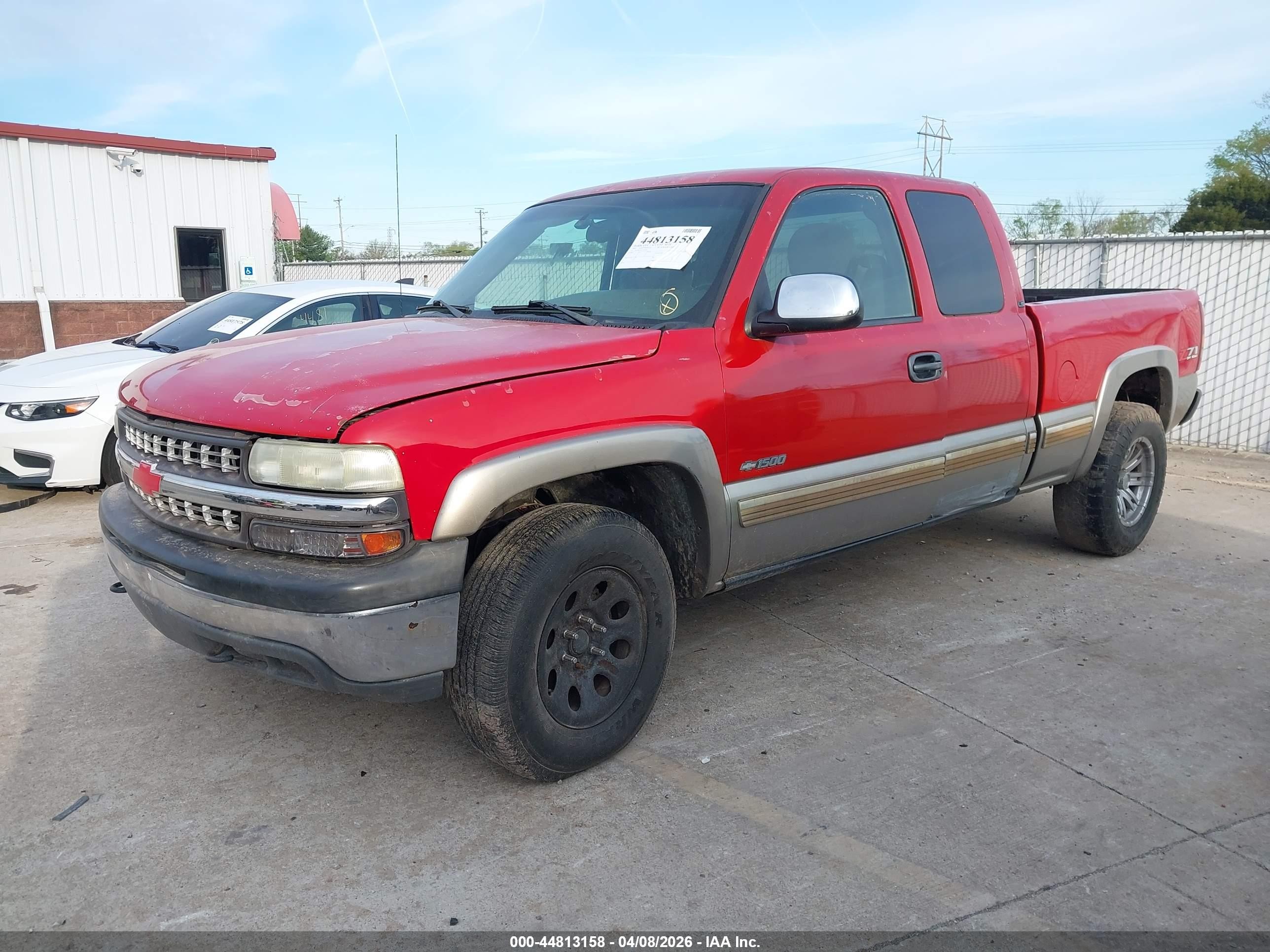 2002 Chevrolet Silverado 1500 Ls Красный vin: 2GCEK19T021147817