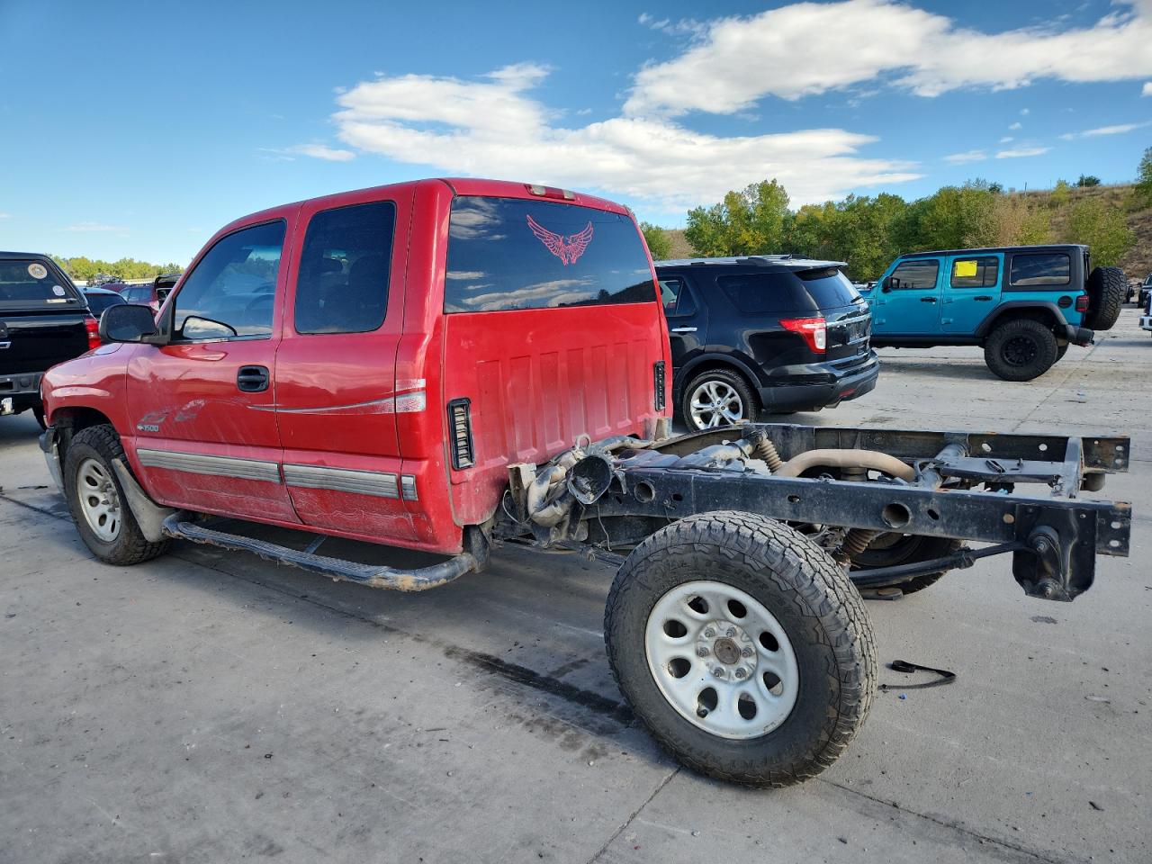 2002 Chevrolet Silverado K1500 Красный vin: 2GCEK19T021200032