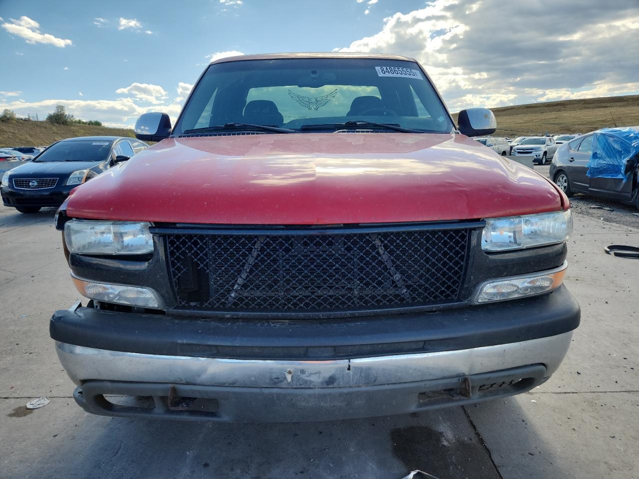 2002 Chevrolet Silverado K1500 Красный vin: 2GCEK19T021200032