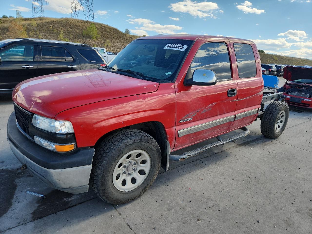 2002 Chevrolet Silverado K1500 Красный vin: 2GCEK19T021200032