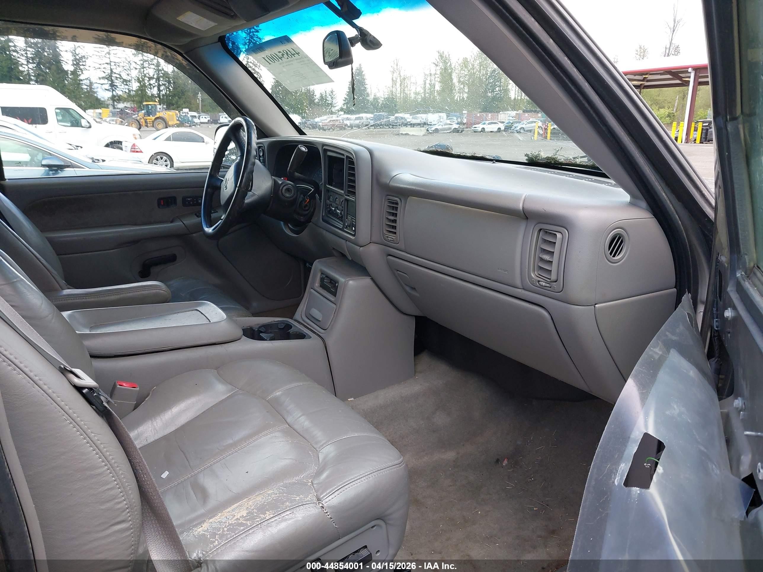 2002 Chevrolet Silverado 1500 Ls/lt Gray vin: 2GCEK19T021205800