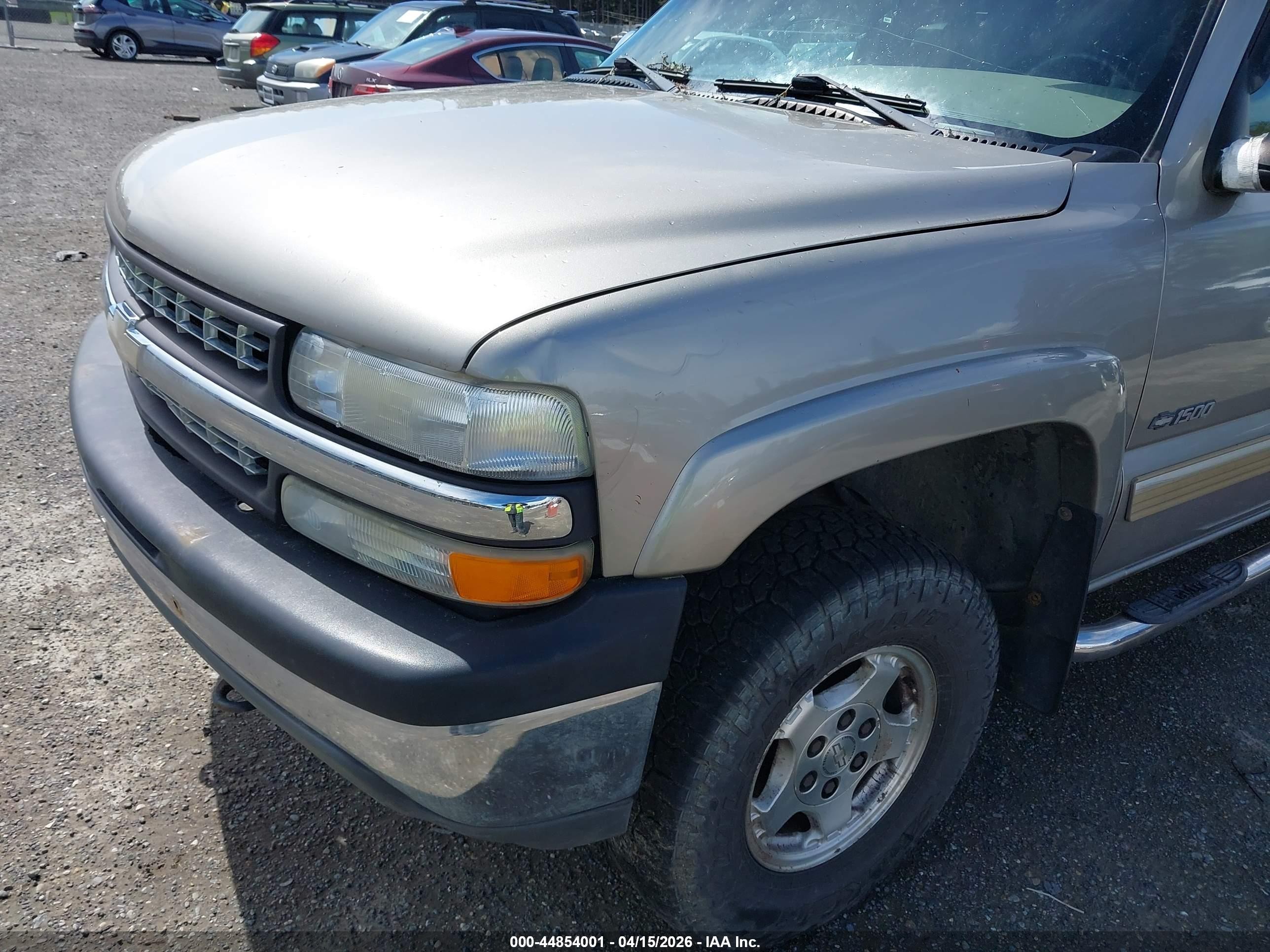 2002 Chevrolet Silverado 1500 Ls/lt Gray vin: 2GCEK19T021205800