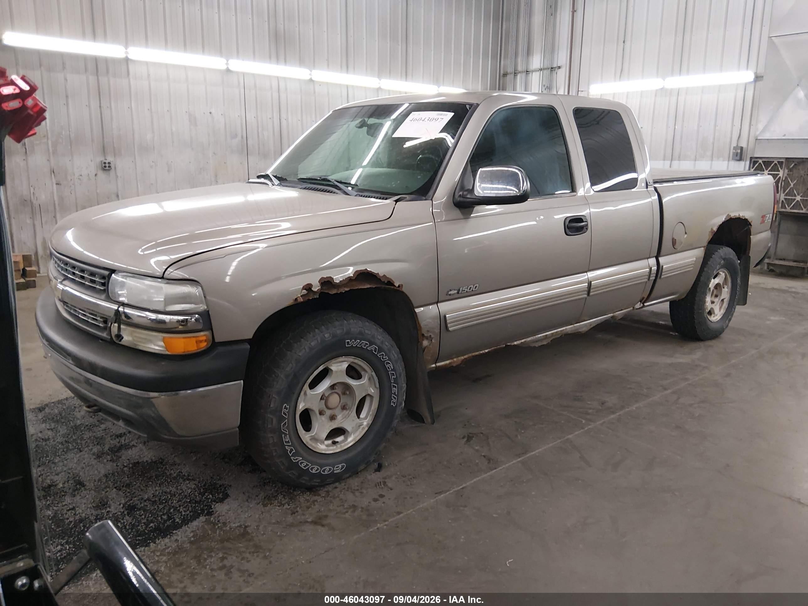 2002 Chevrolet Silverado 1500 Ls Beige vin: 2GCEK19T021243611