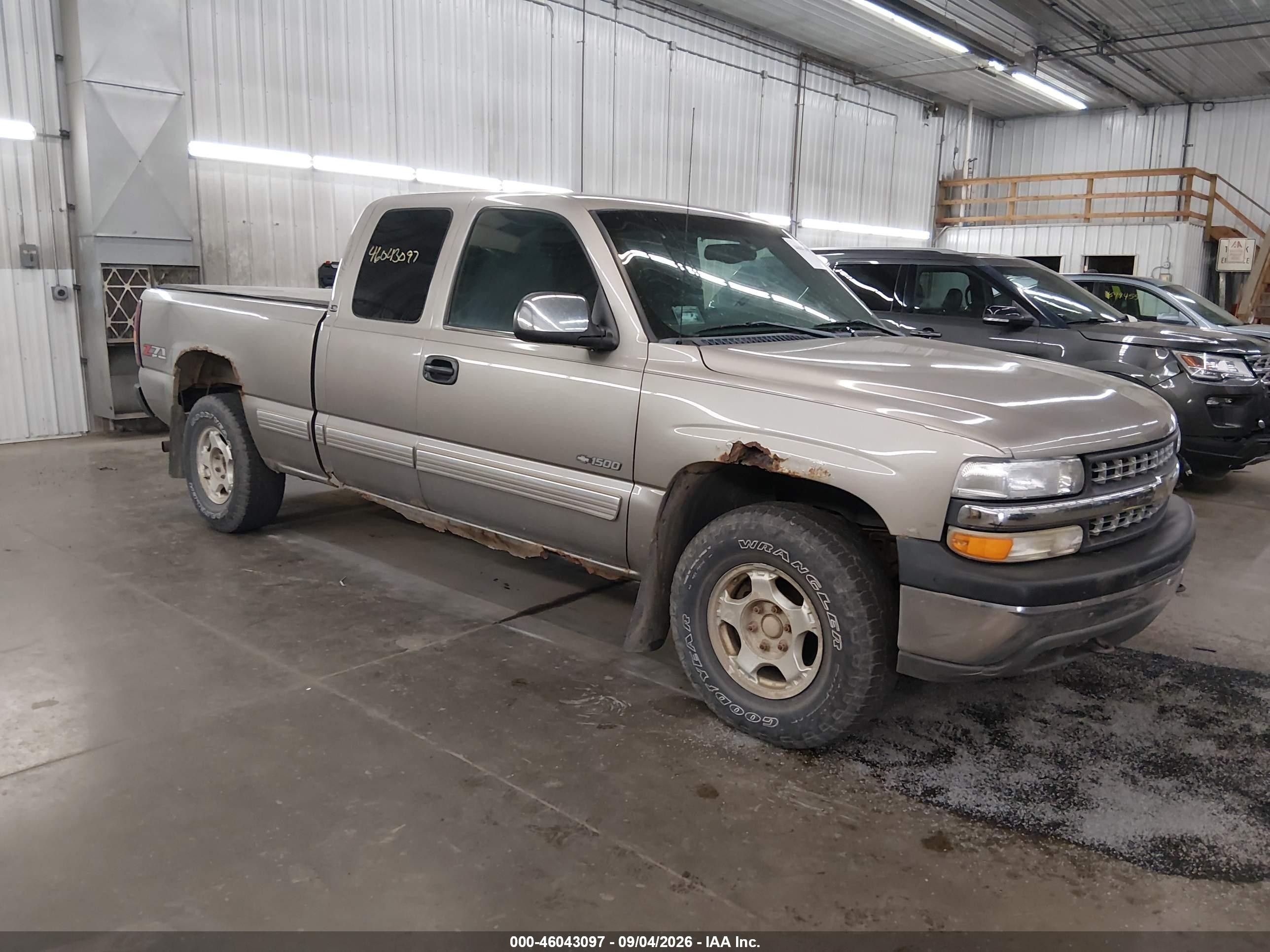 2002 Chevrolet Silverado 1500 Ls Beige vin: 2GCEK19T021243611