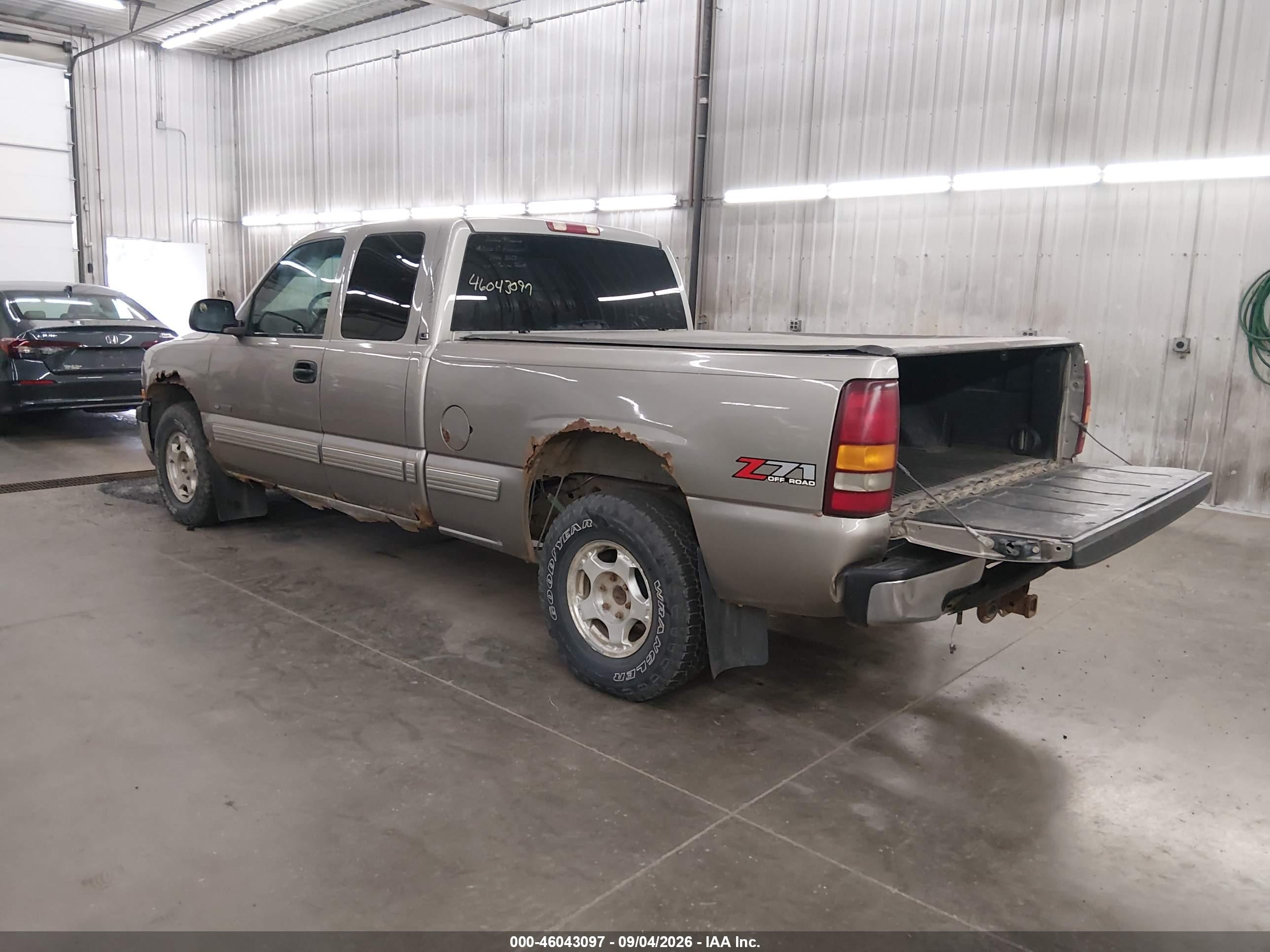 2002 Chevrolet Silverado 1500 Ls Beige vin: 2GCEK19T021243611
