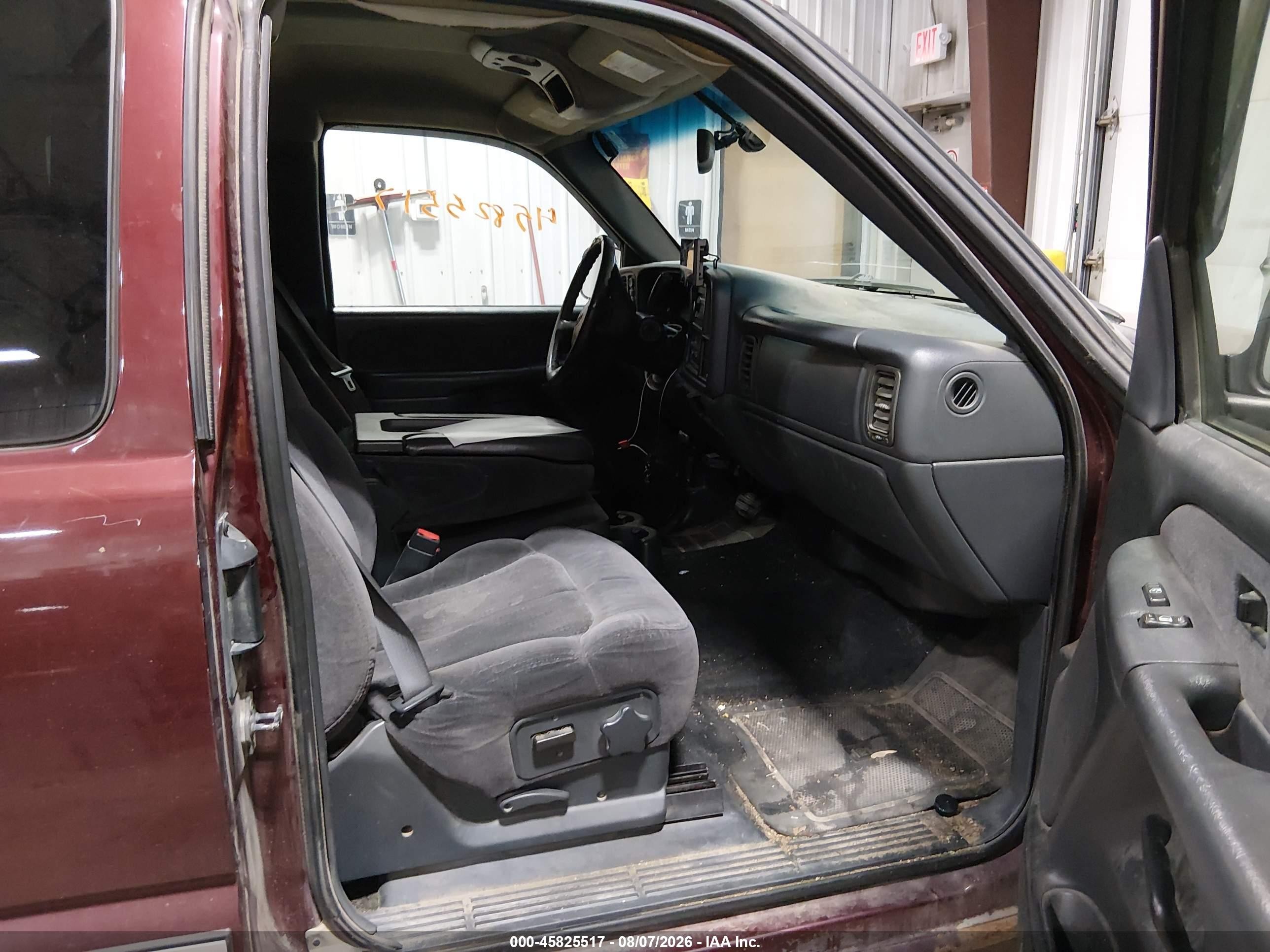 2002 Chevrolet Silverado 1500 Ls Maroon vin: 2GCEK19T021348097