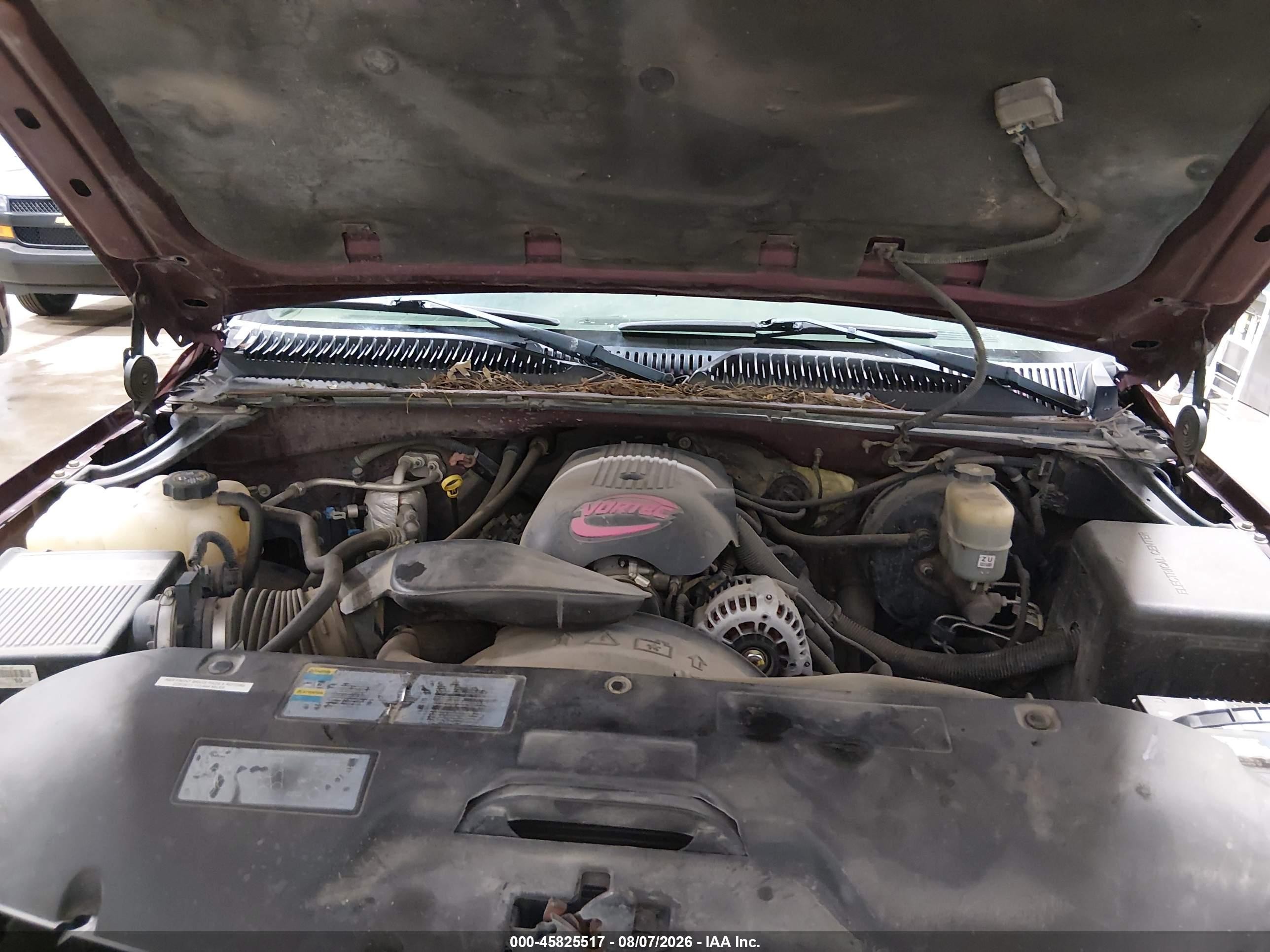 2002 Chevrolet Silverado 1500 Ls Maroon vin: 2GCEK19T021348097