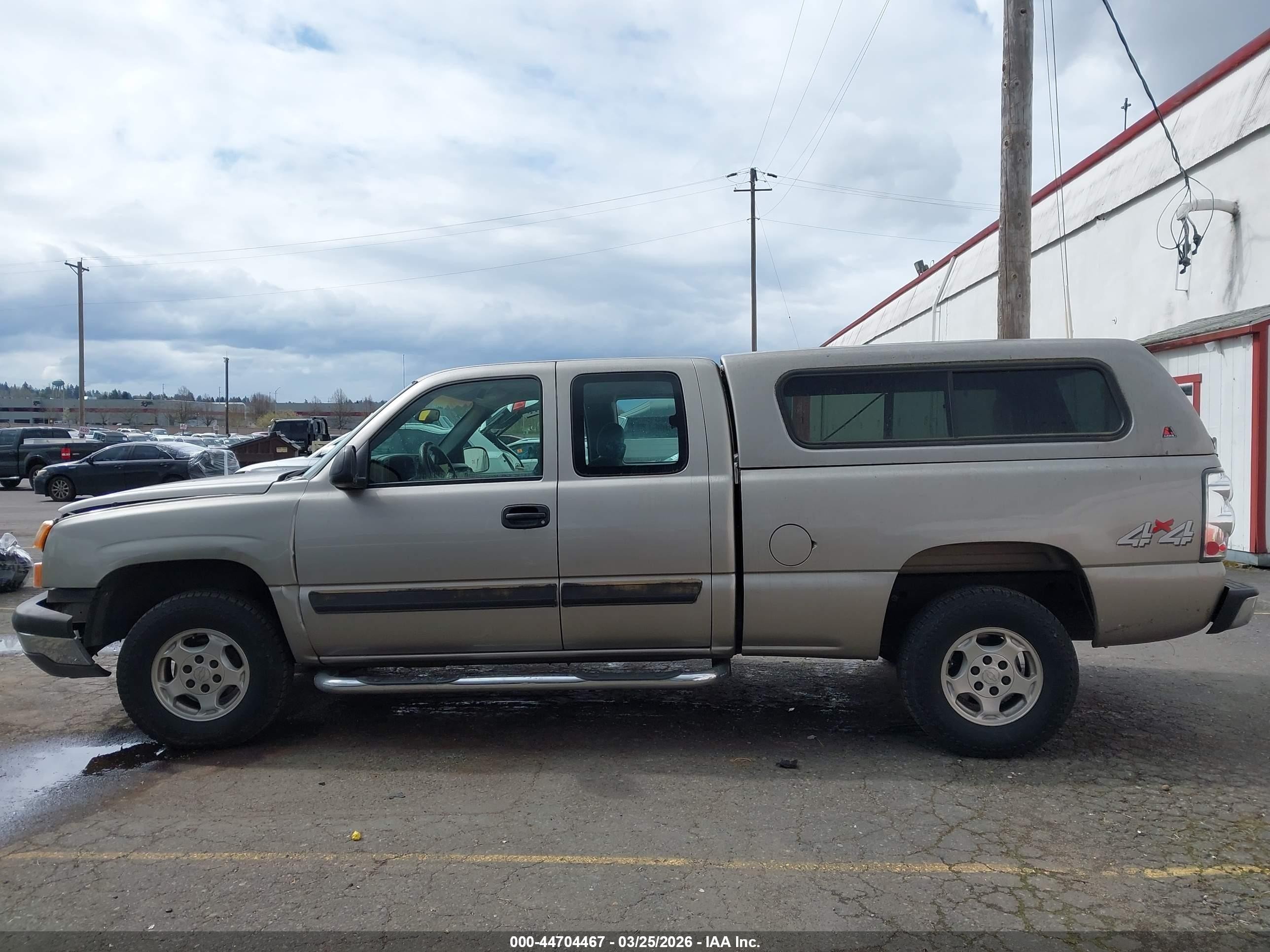 2003 Chevrolet Silverado 1500 Ls Серебряный vin: 2GCEK19T031104810