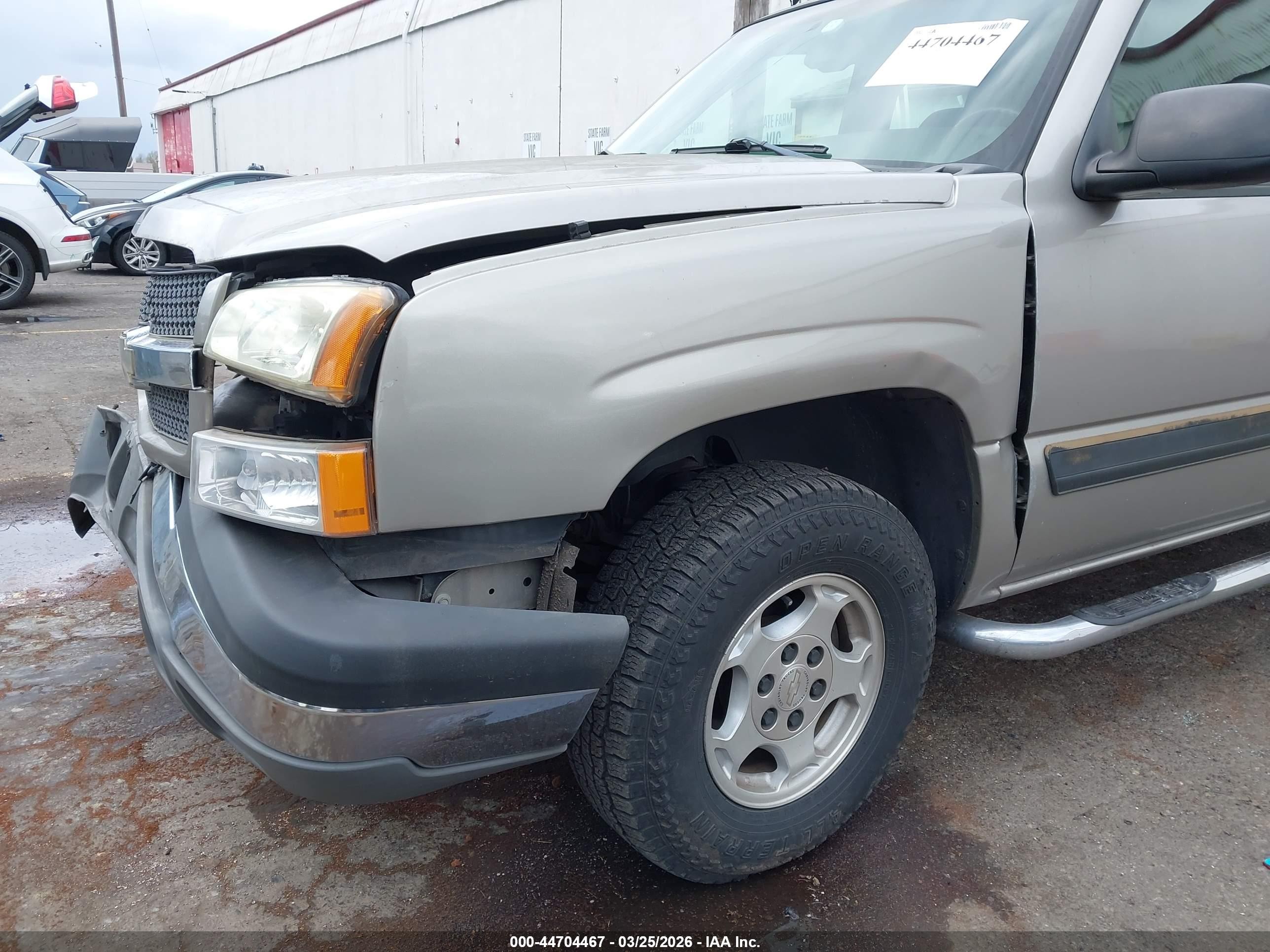 2003 Chevrolet Silverado 1500 Ls Серебряный vin: 2GCEK19T031104810