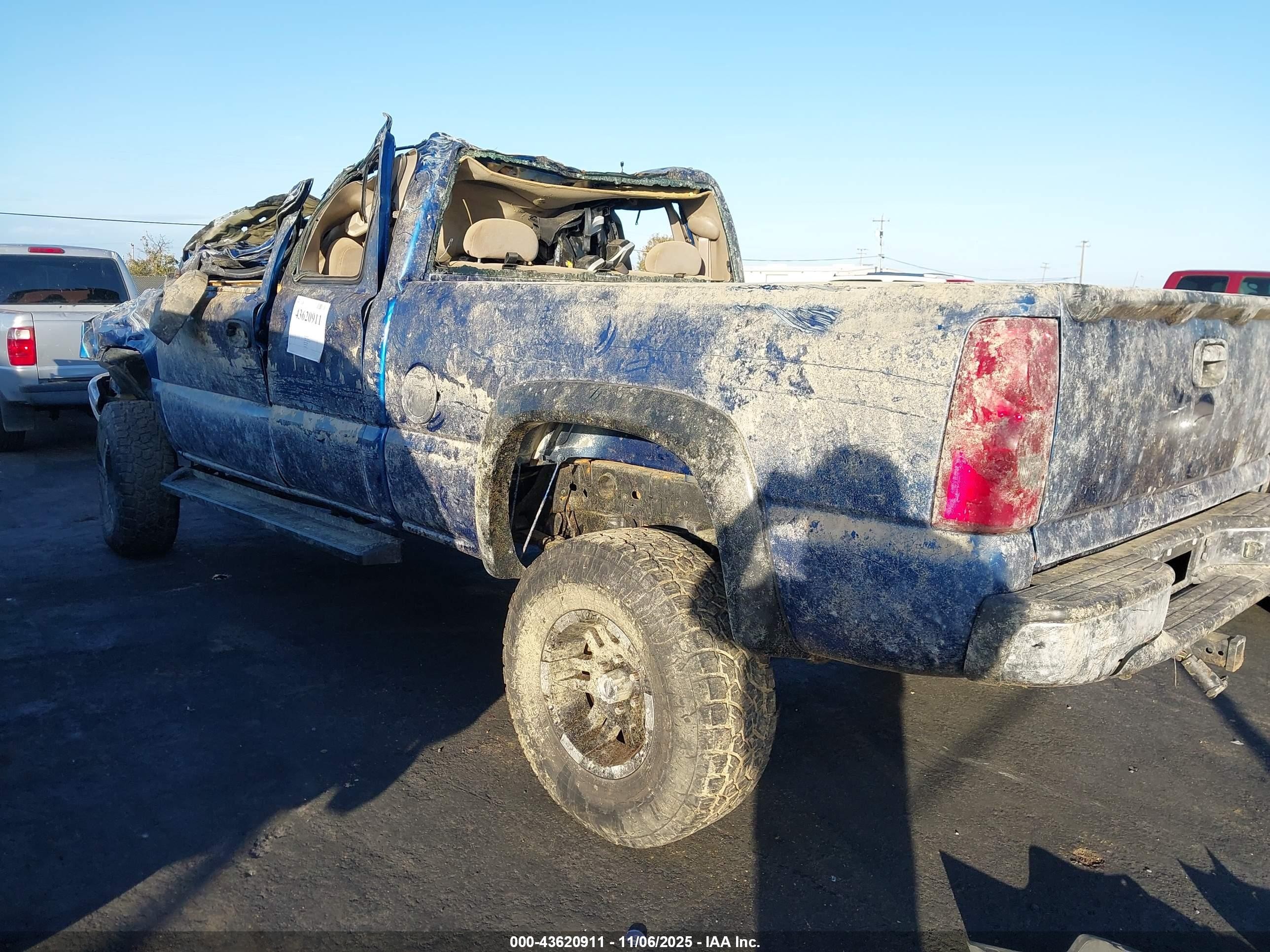 2003 Chevrolet Silverado 1500 Ls Blue vin: 2GCEK19T031187770