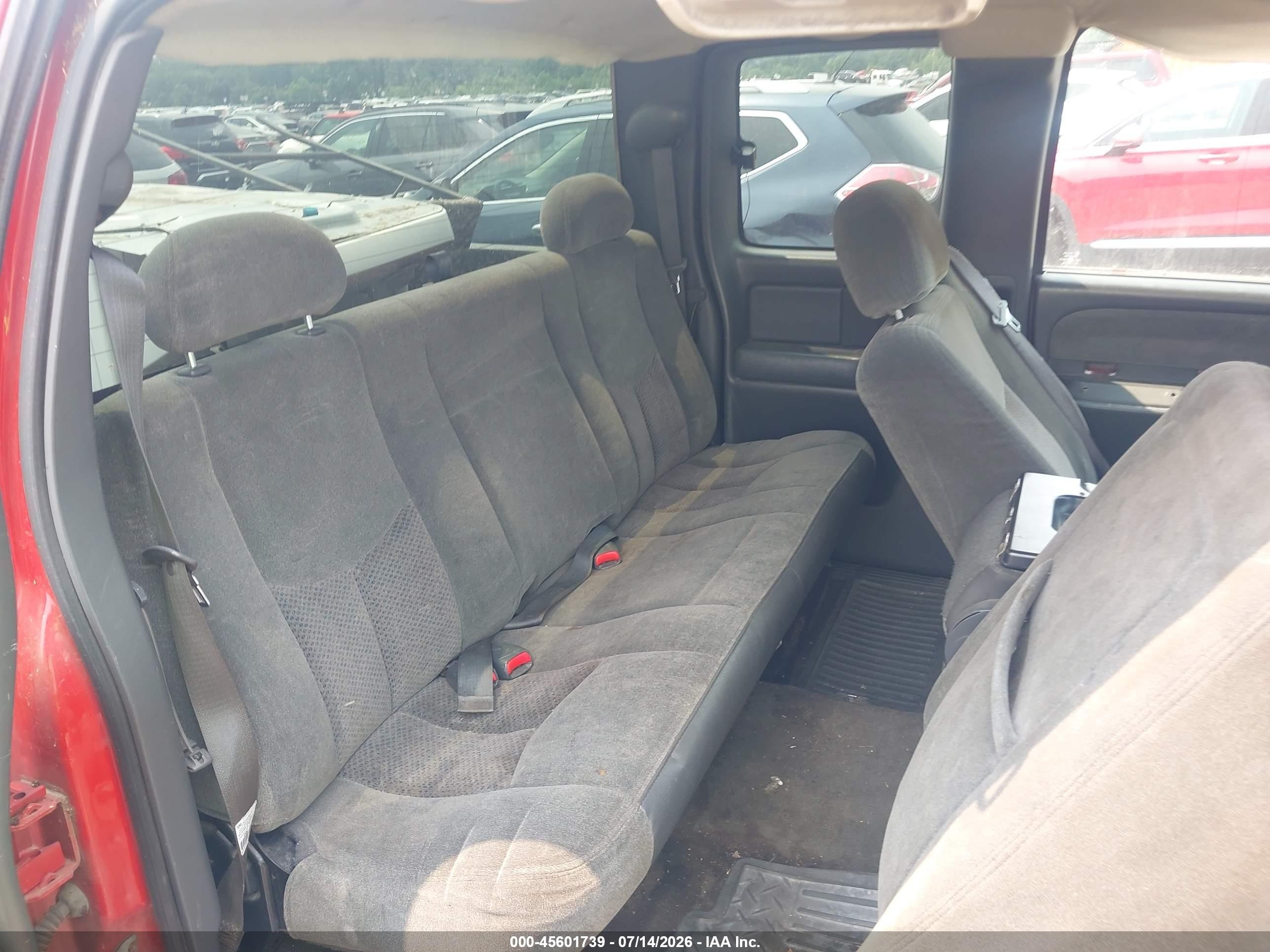 2003 Chevrolet Silverado 1500 Ls Red vin: 2GCEK19T031310032