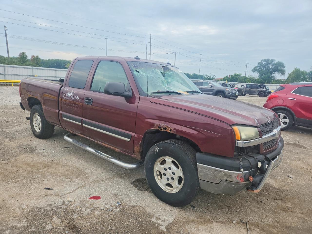 2003 Chevrolet Silverado K1500 Brown vin: 2GCEK19T031399813