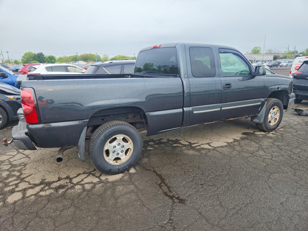 2004 Chevrolet Silverado K1500 Green vin: 2GCEK19T041101326