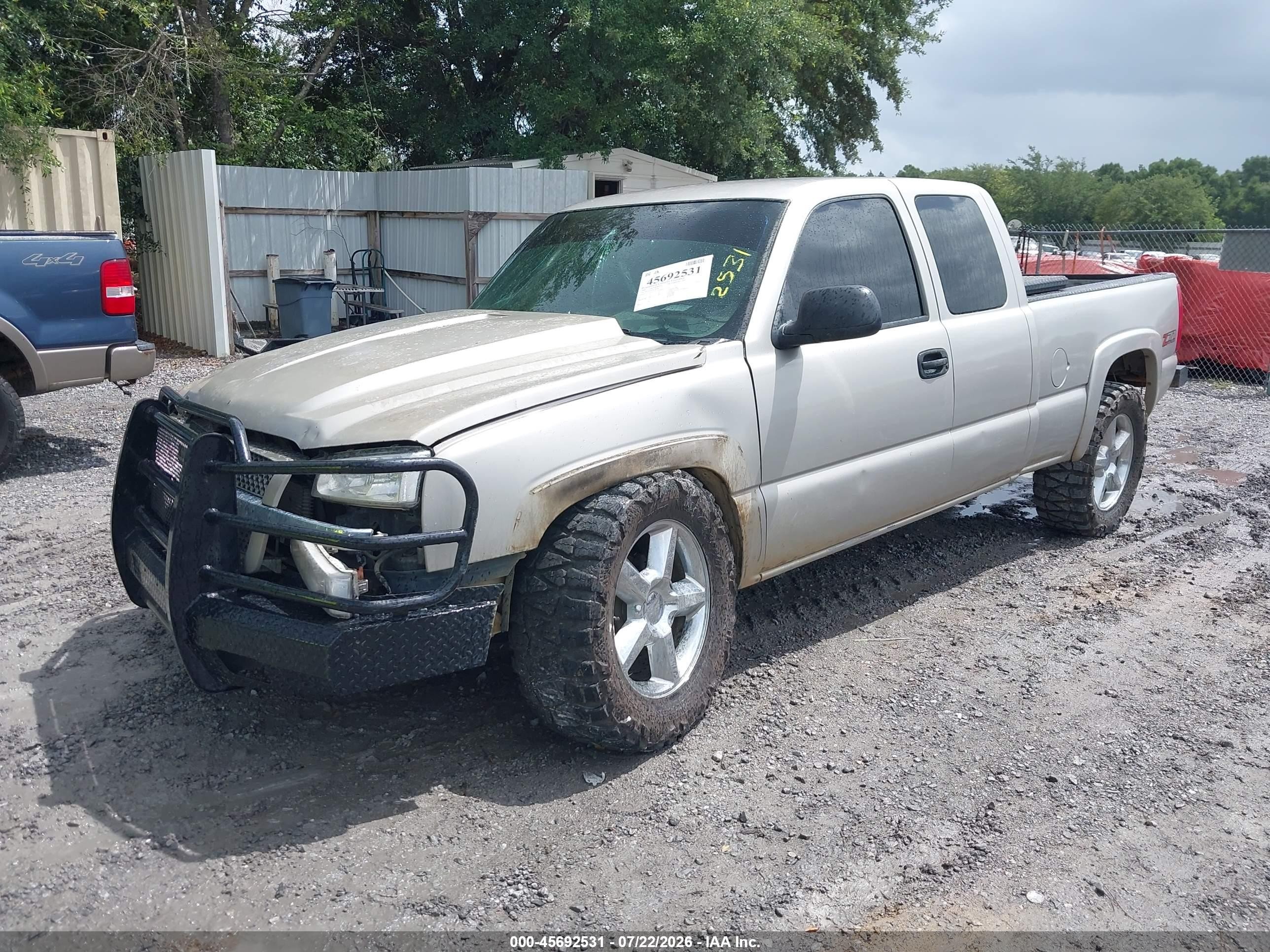 2004 Chevrolet Silverado 1500 Z71 Champagne vin: 2GCEK19T041185504