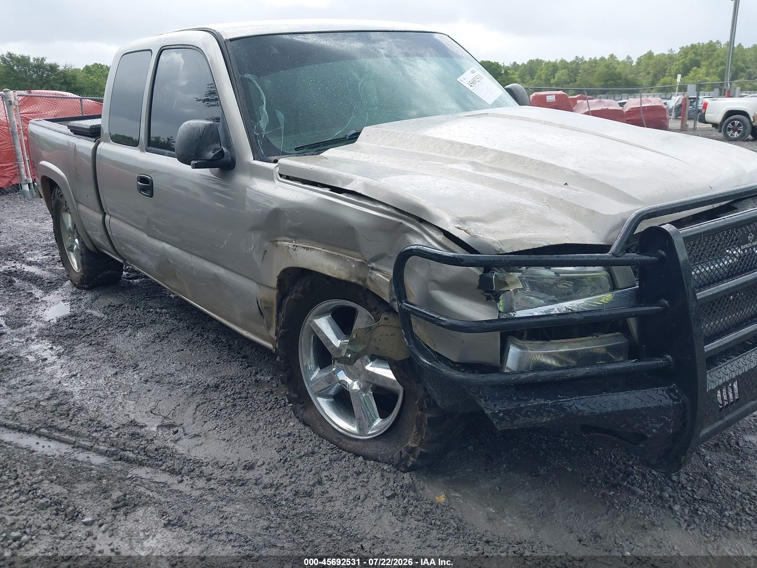2004 Chevrolet Silverado 1500 Z71 Champagne vin: 2GCEK19T041185504