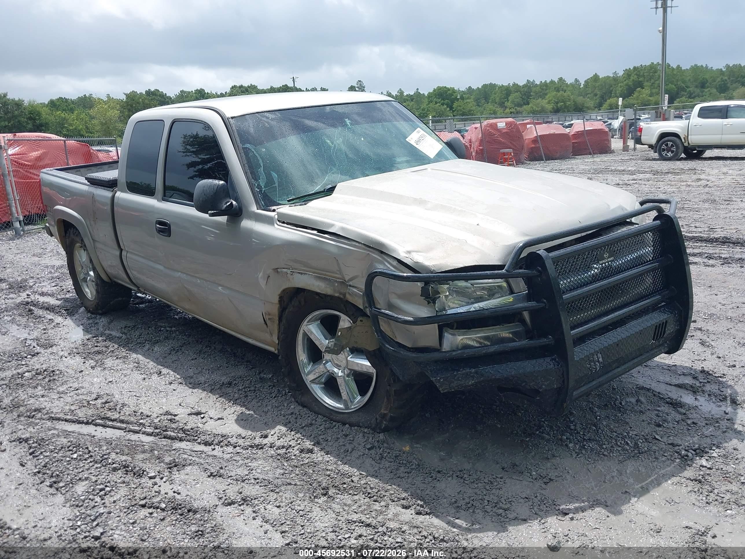 2004 Chevrolet Silverado 1500 Z71 Champagne vin: 2GCEK19T041185504