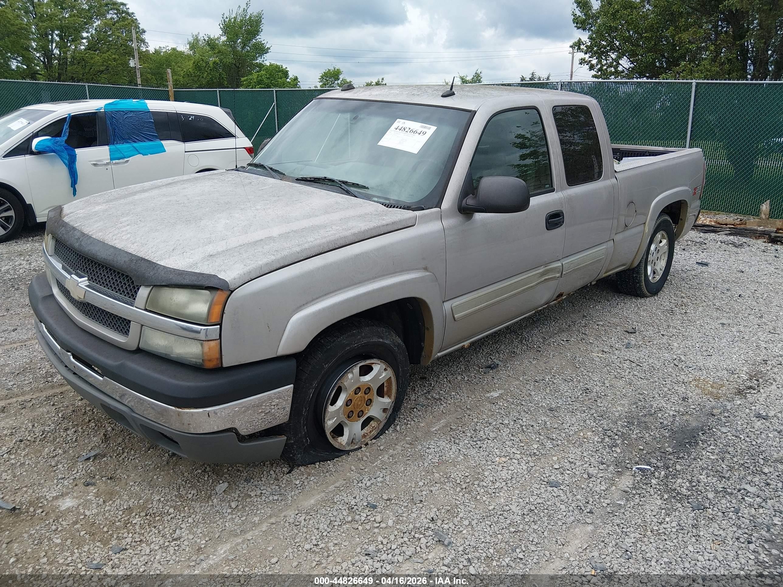 2004 Chevrolet Silverado 1500 Z71 Желто-коричневый vin: 2GCEK19T041265112