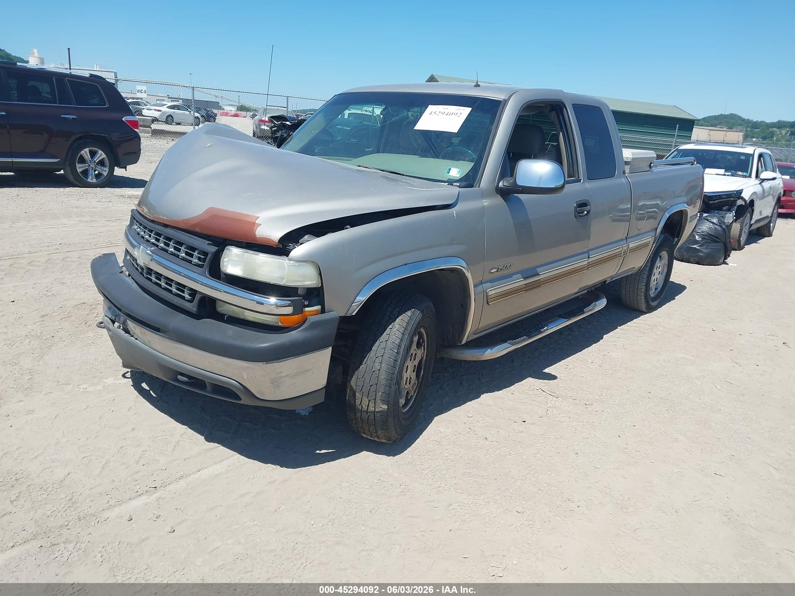 2002 Chevrolet Silverado 1500 Lt Gold vin: 2GCEK19T121210746