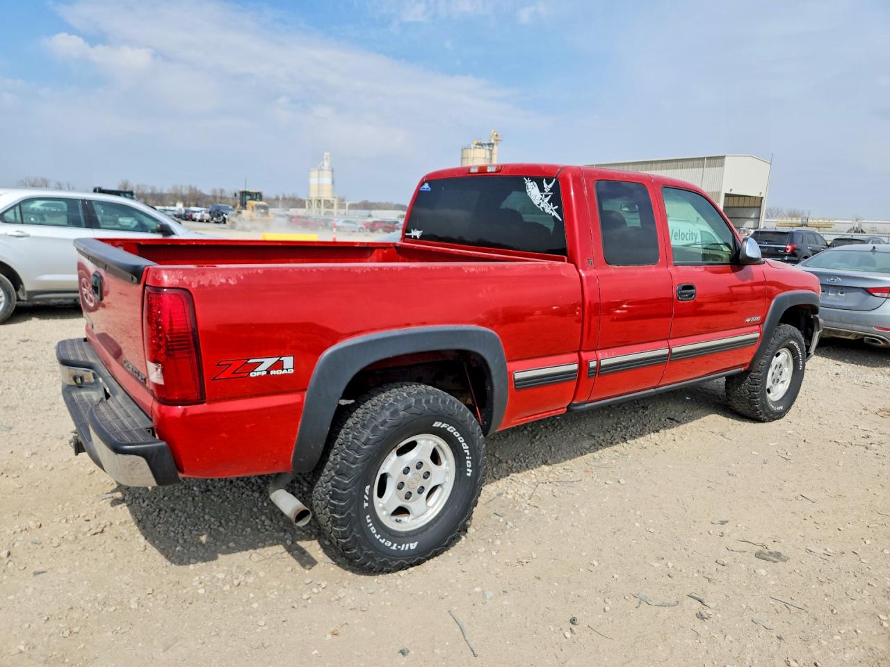 2002 Chevrolet Silverado K1500 Красный vin: 2GCEK19T121235548