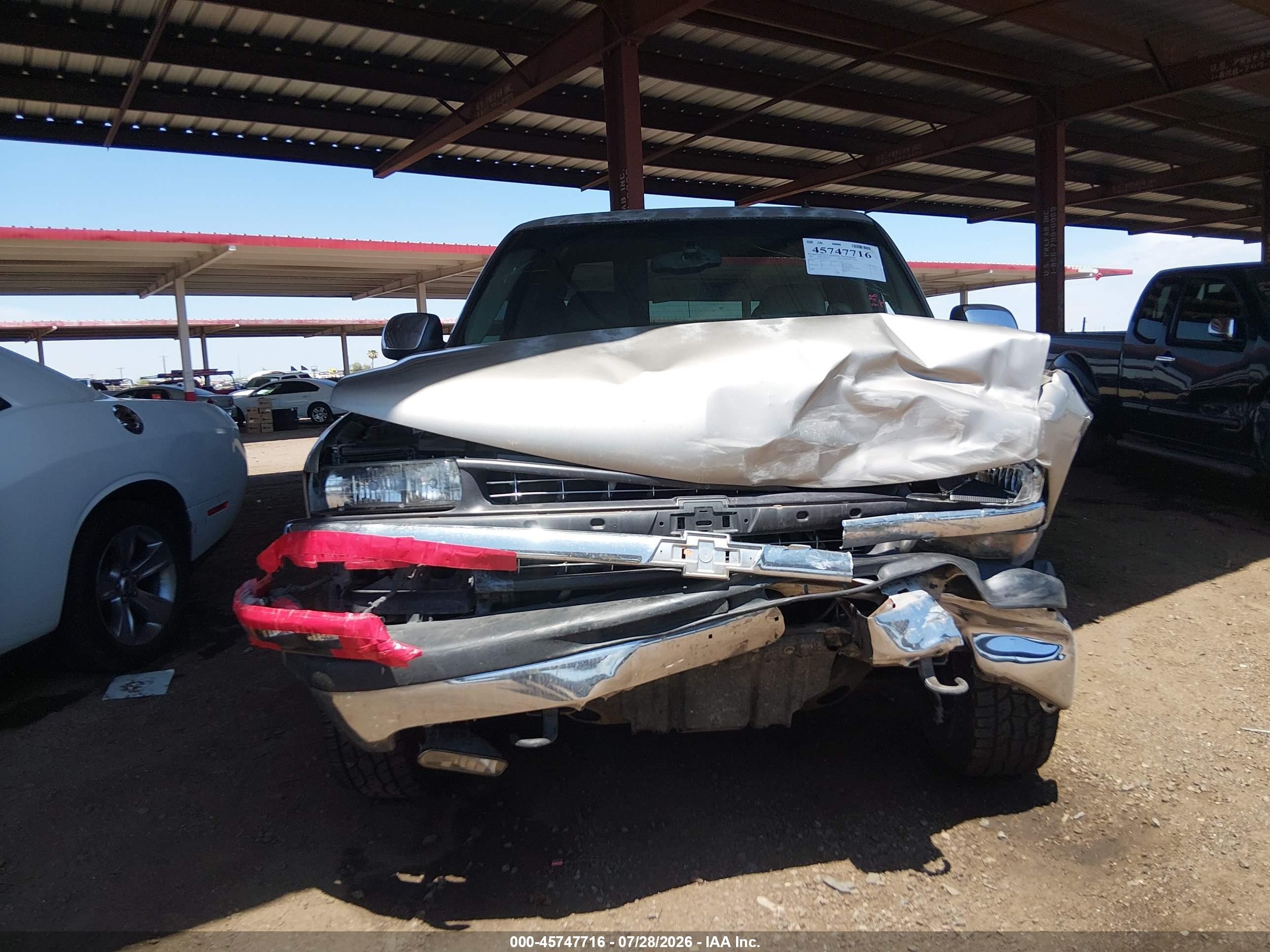 2002 Chevrolet Silverado 1500 Lt Champagne vin: 2GCEK19T121267335