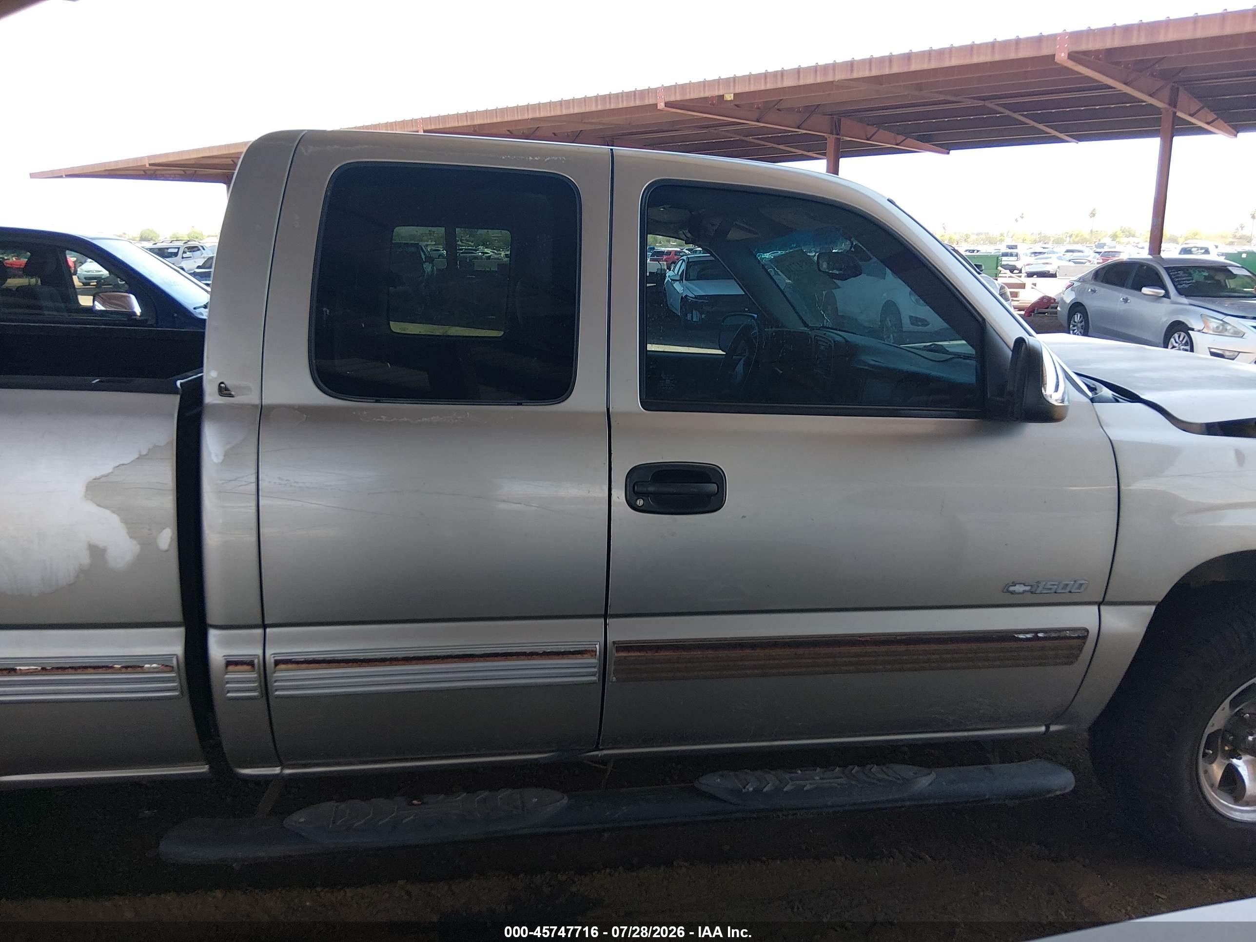 2002 Chevrolet Silverado 1500 Lt Champagne vin: 2GCEK19T121267335