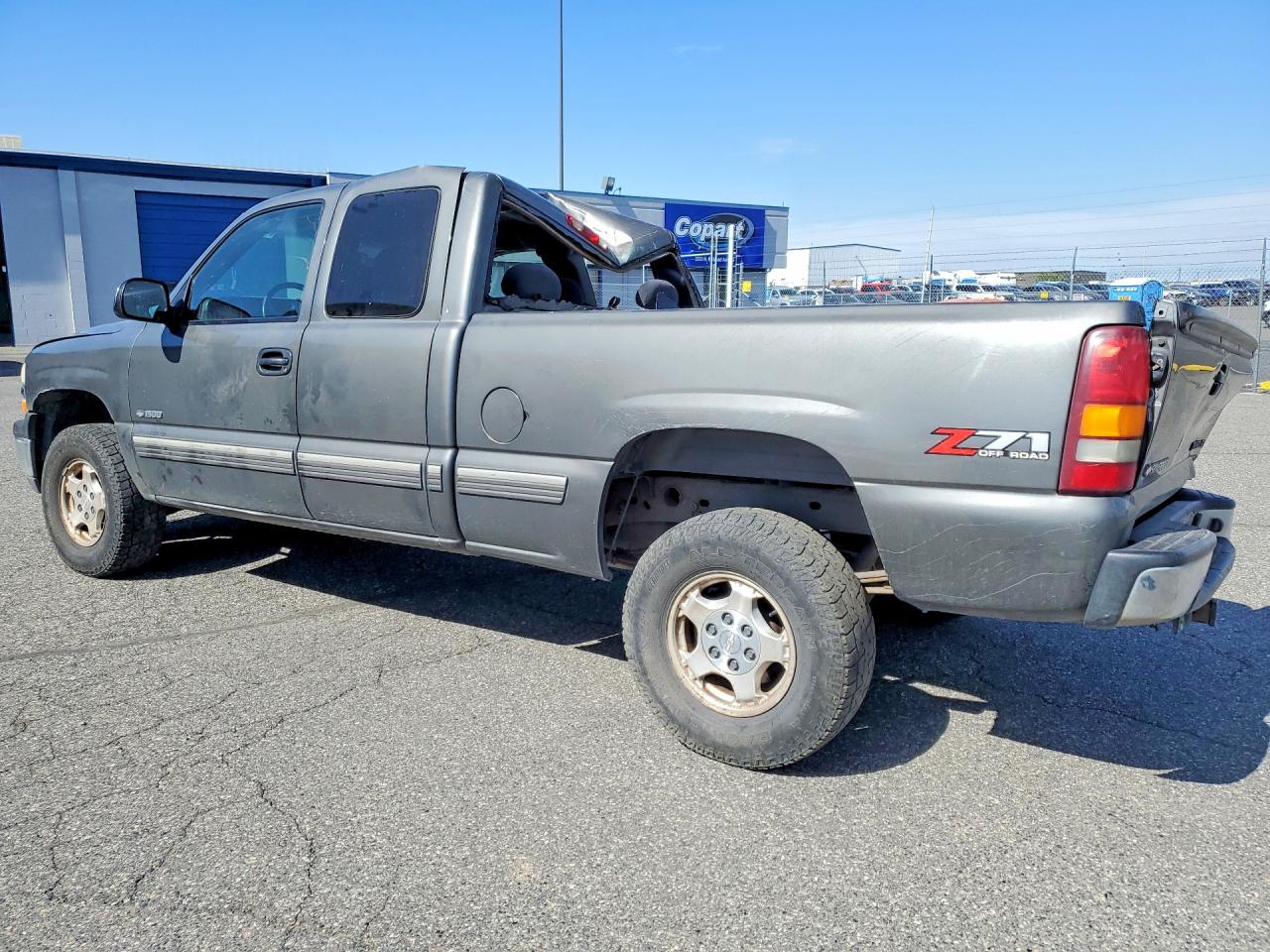 2002 Chevrolet Silverado K1500 Серый vin: 2GCEK19T121267934
