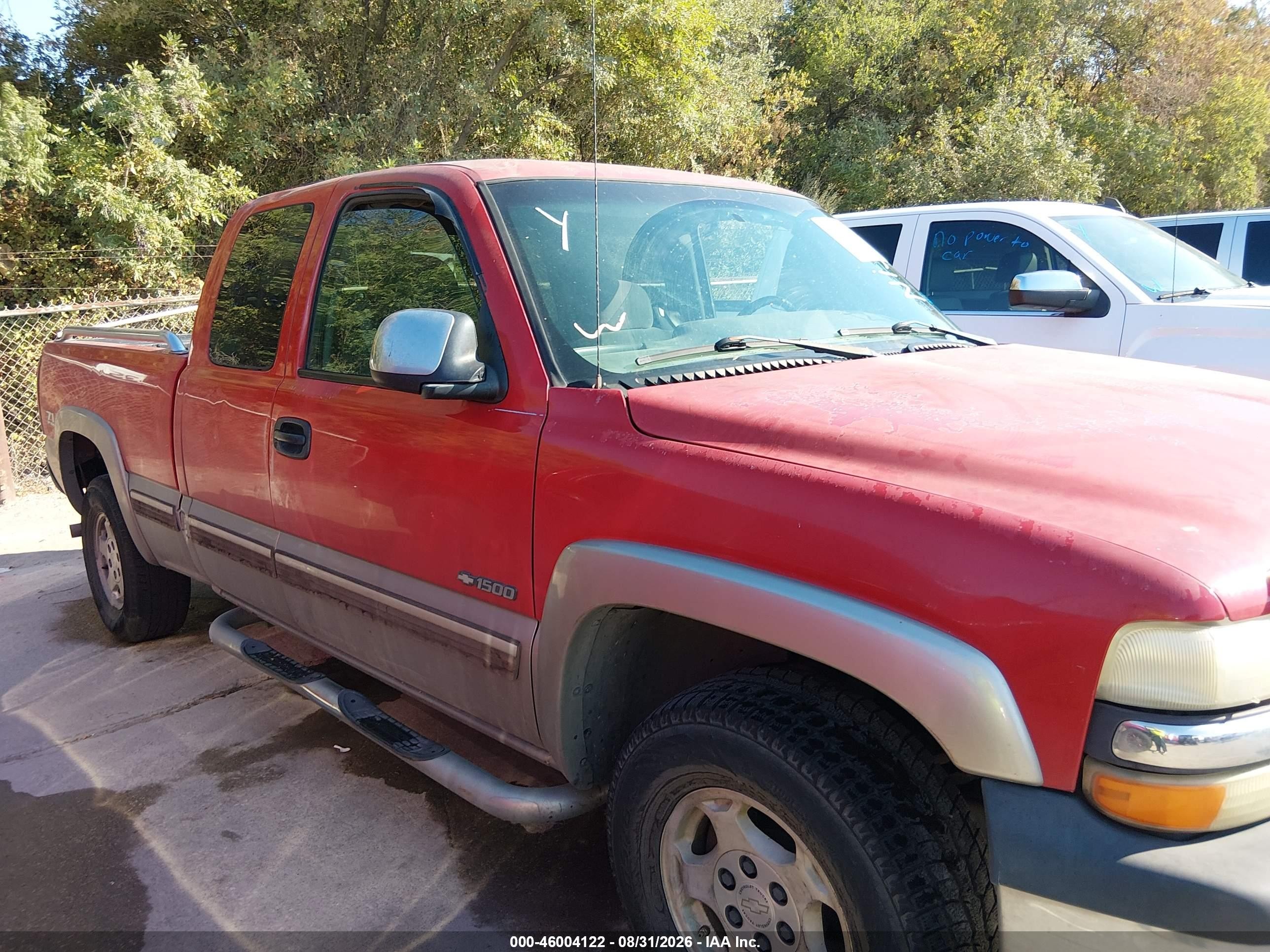 2002 Chevrolet Silverado 1500 Ls Red vin: 2GCEK19T121319935