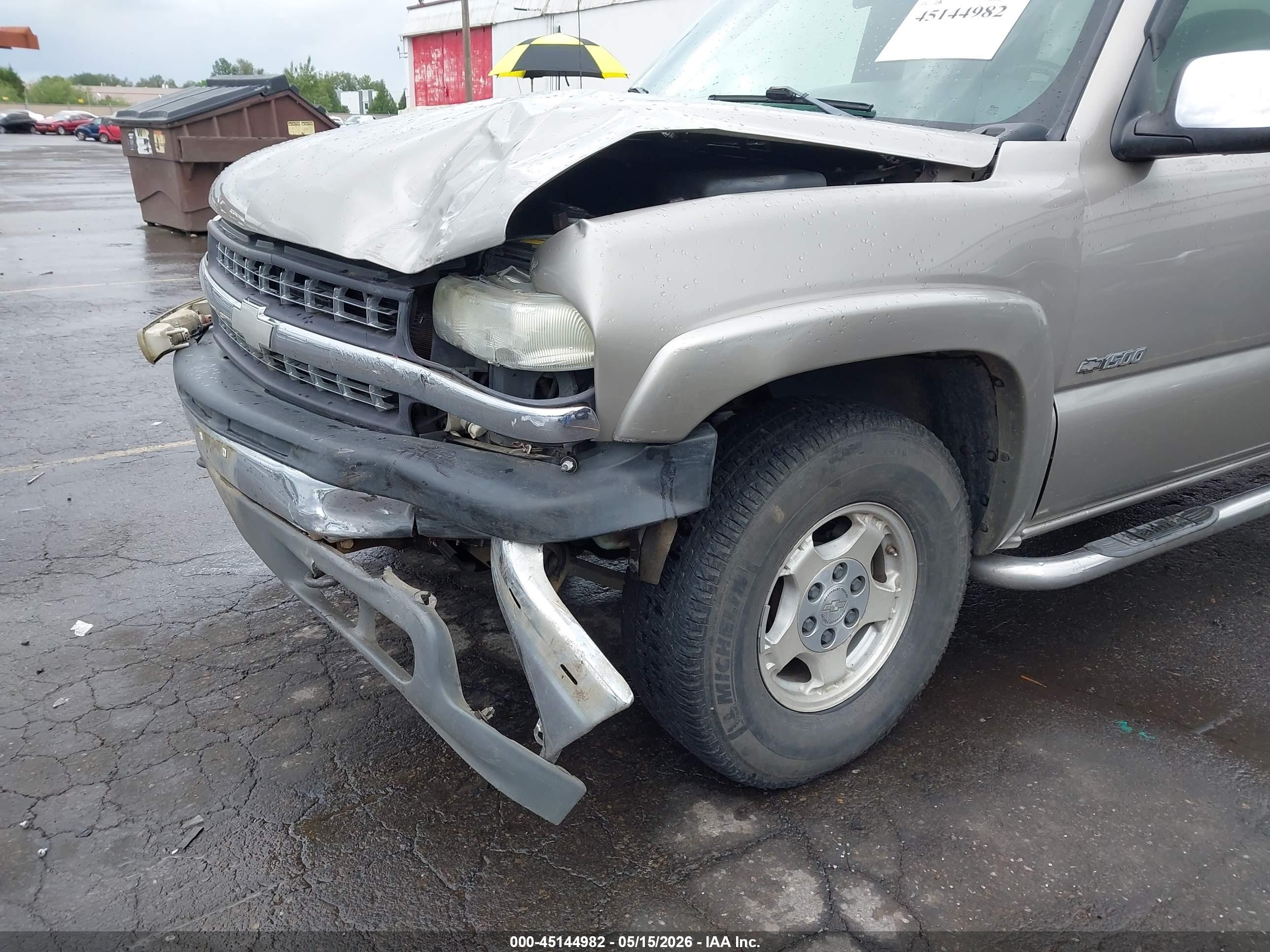 2002 Chevrolet Silverado K1500 Gold vin: 2GCEK19T121361120