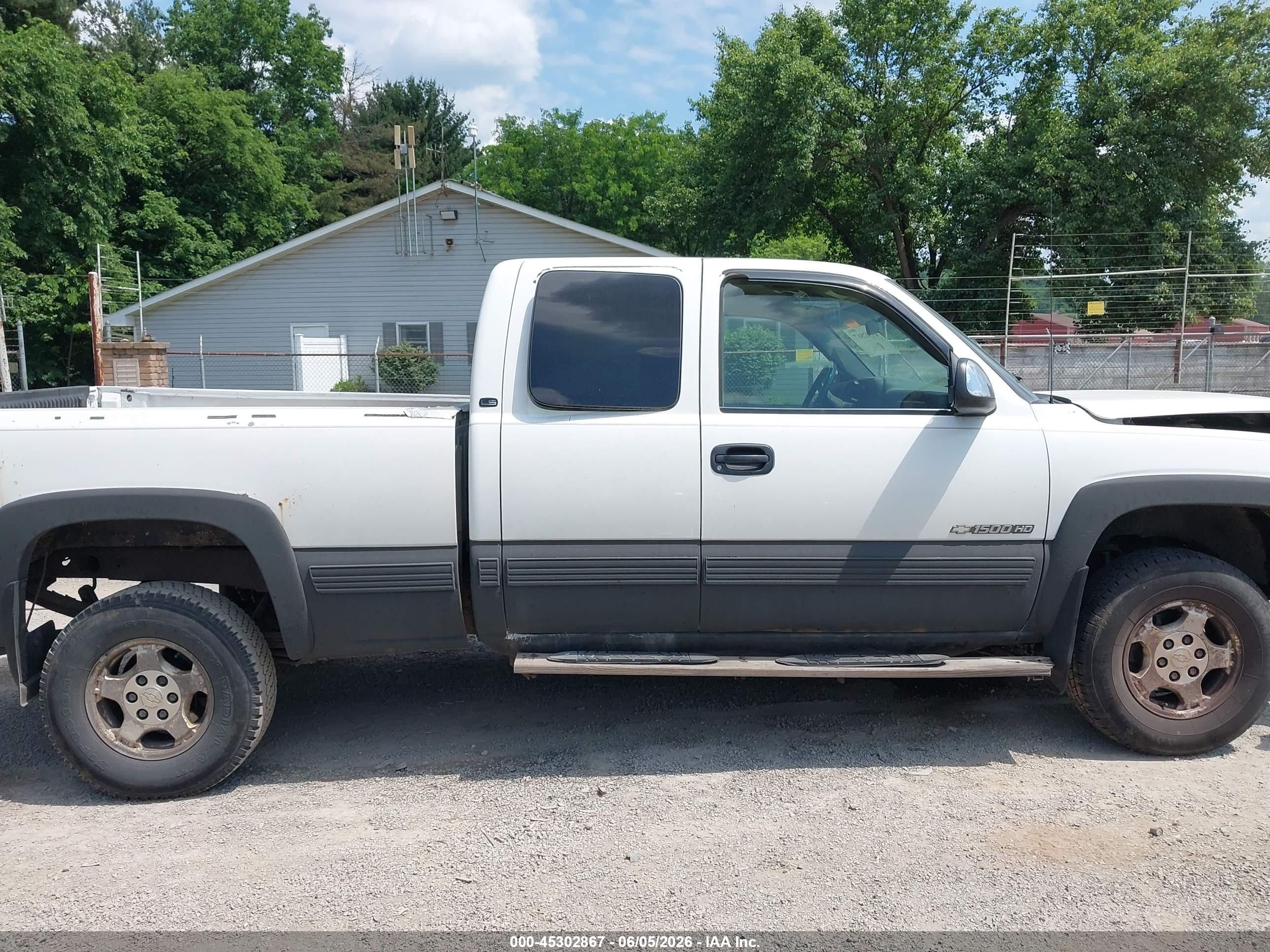 2002 Chevrolet Silverado 1500 Ls Белый vin: 2GCEK19T121371954