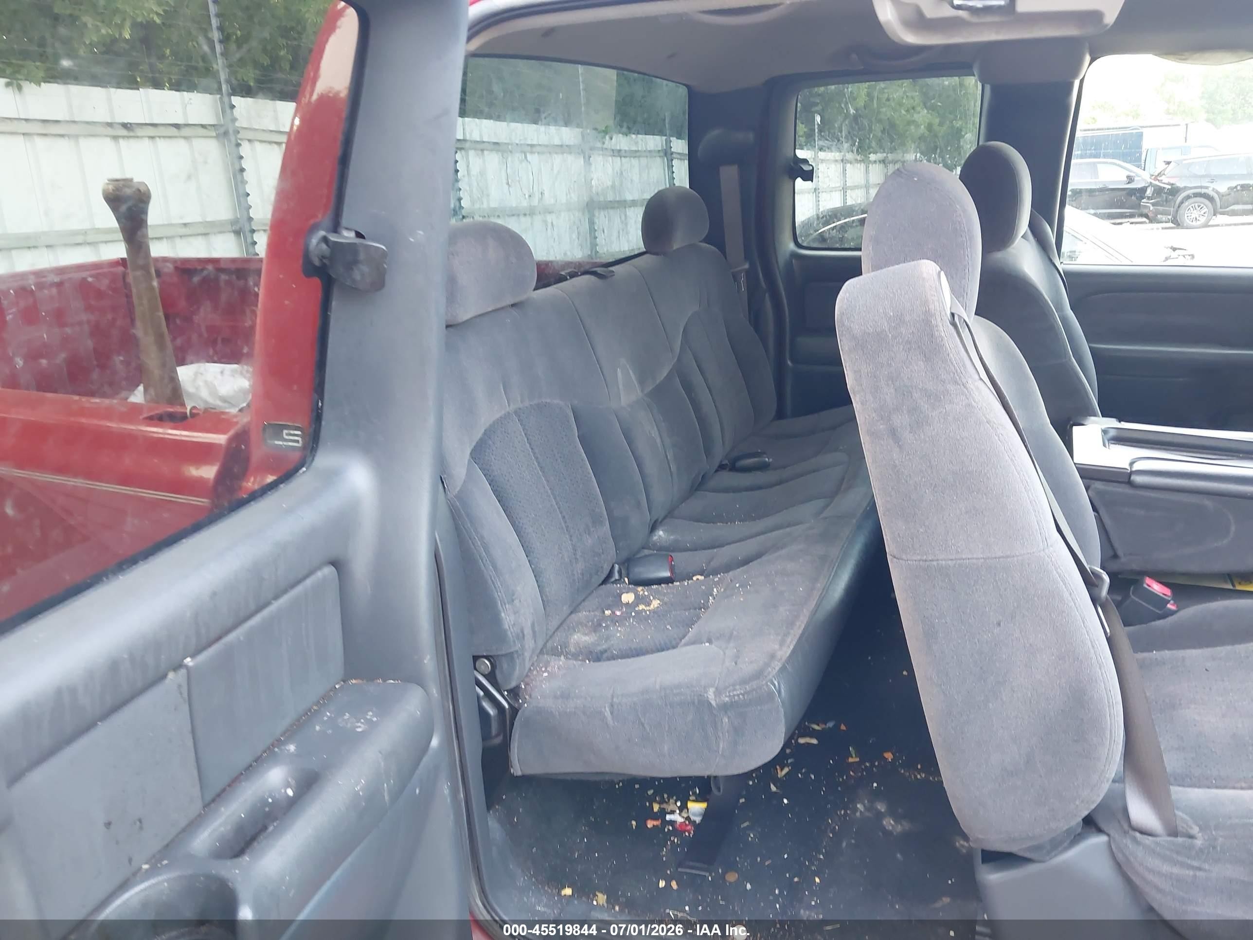 2002 Chevrolet Silverado 1500 Ls Red vin: 2GCEK19T121422787