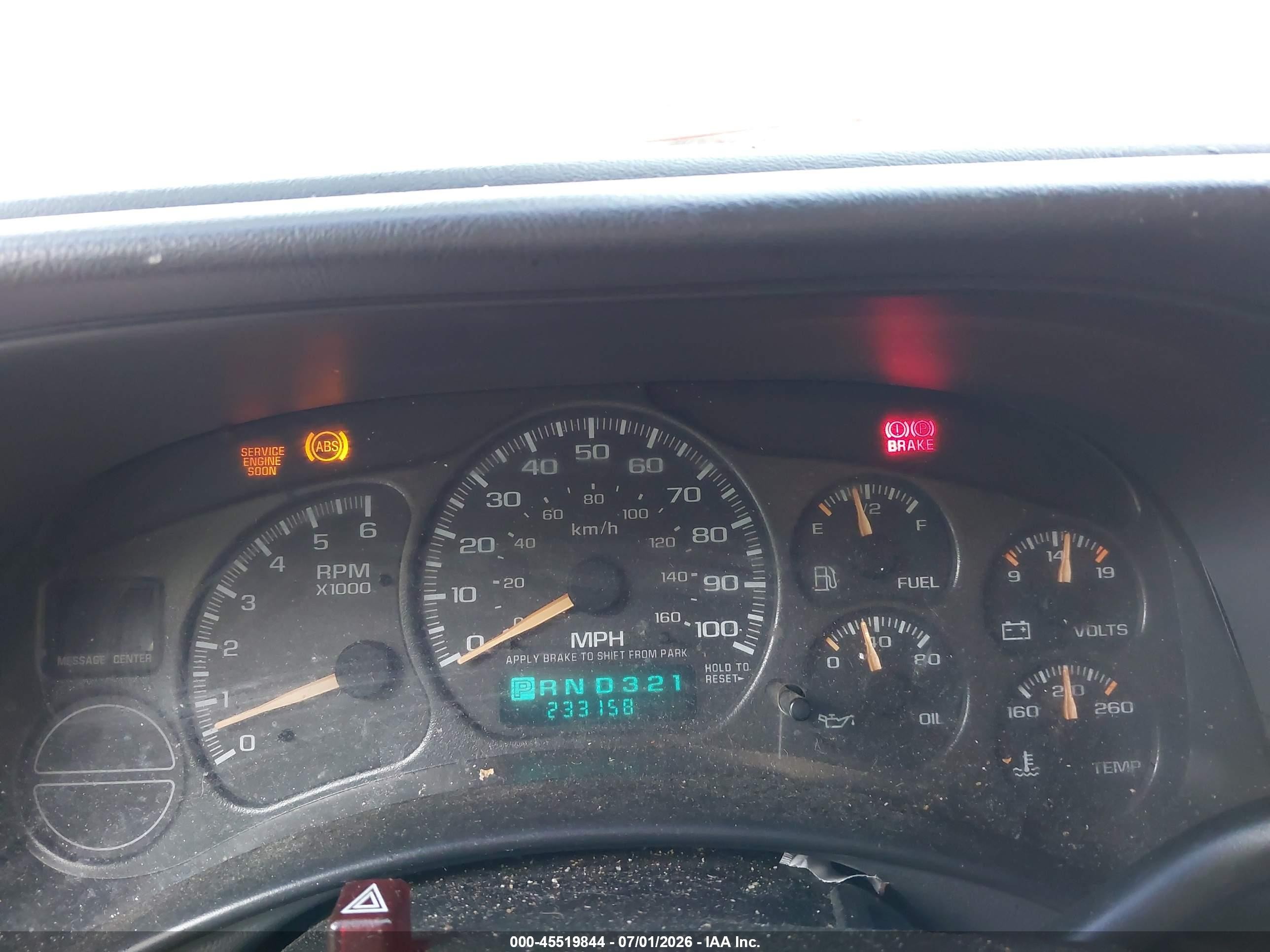 2002 Chevrolet Silverado 1500 Ls Red vin: 2GCEK19T121422787